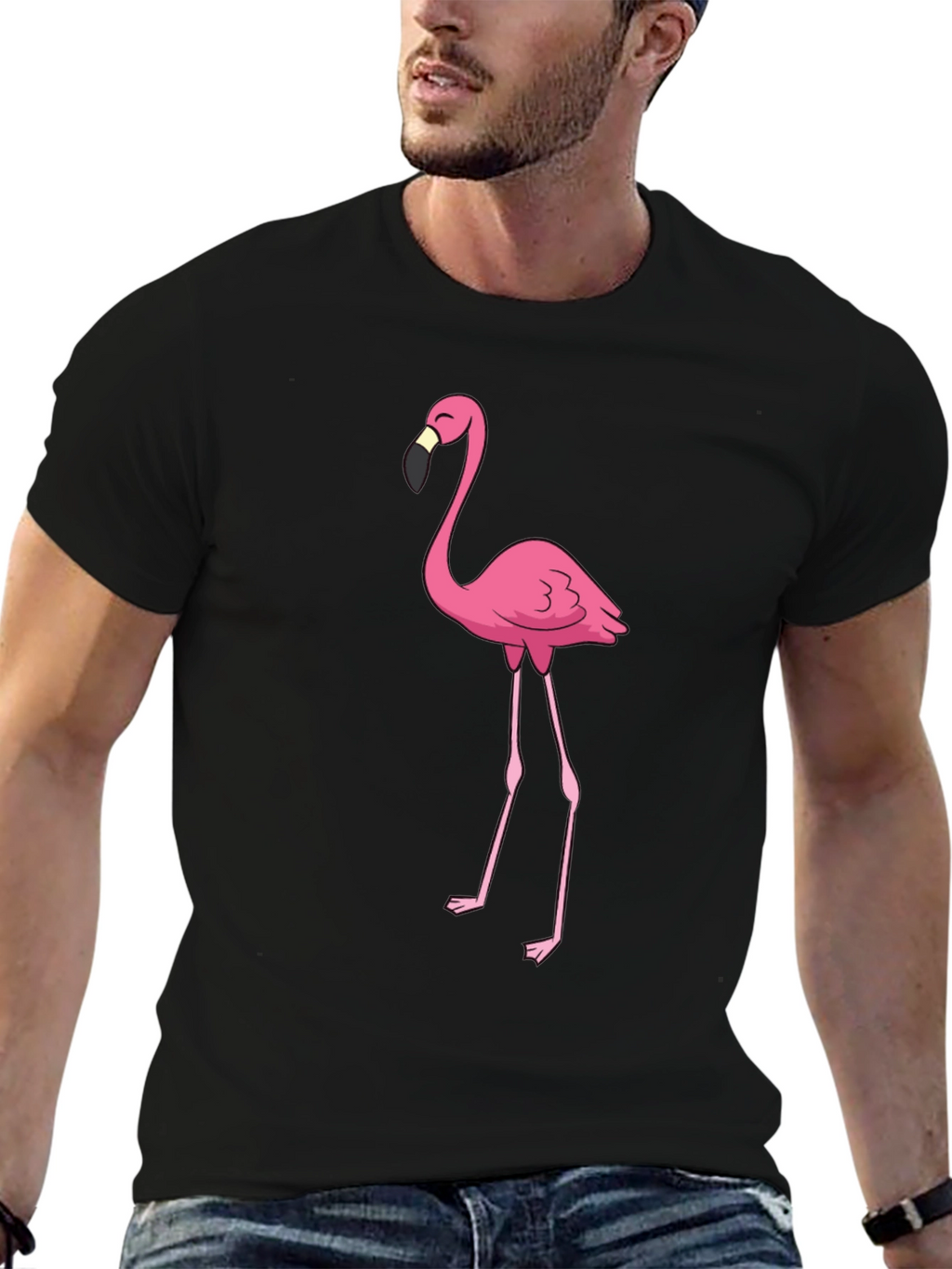 Black Flamingo Graphic Tee