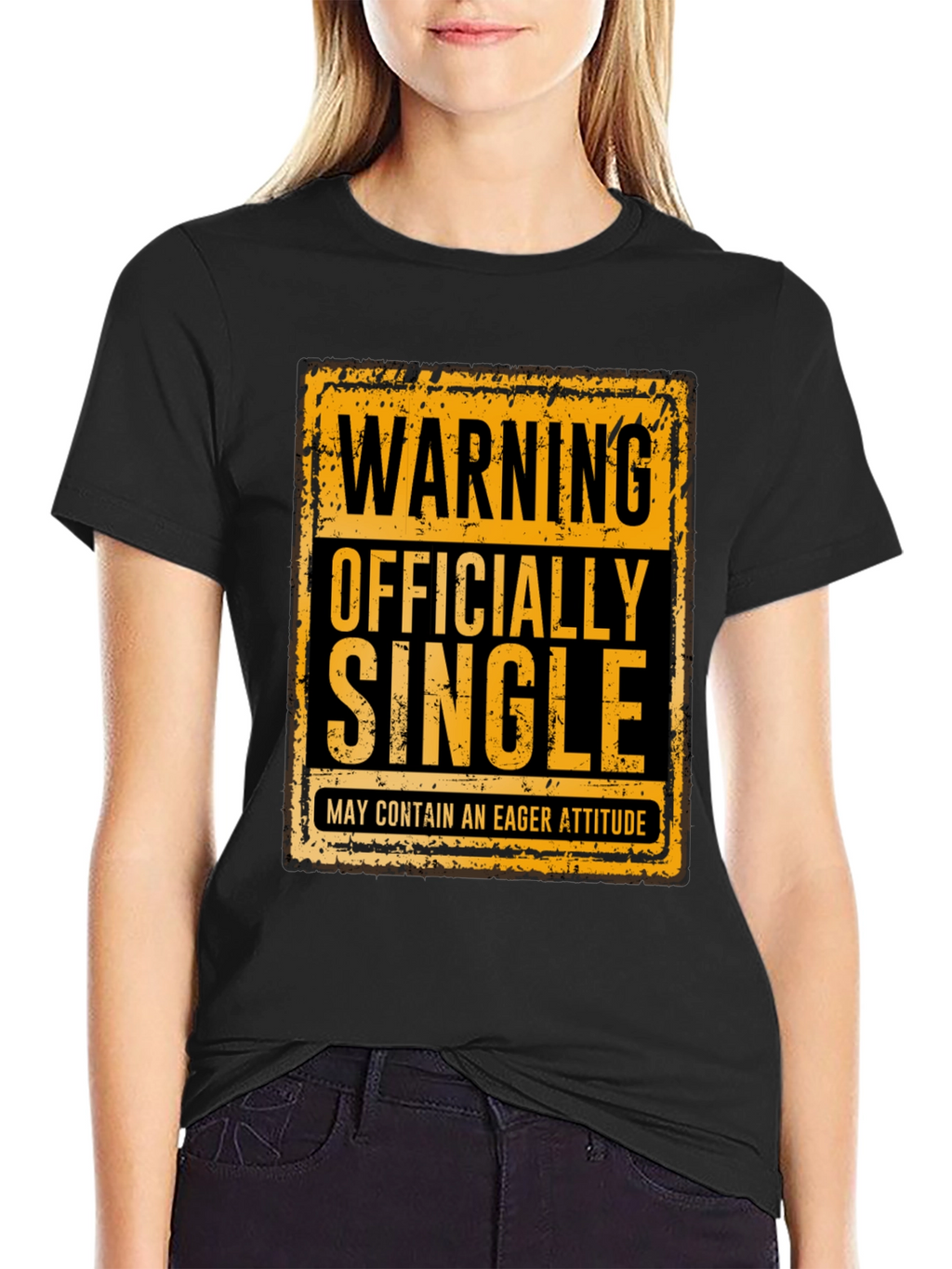 Warning Officially Single T-Shirt