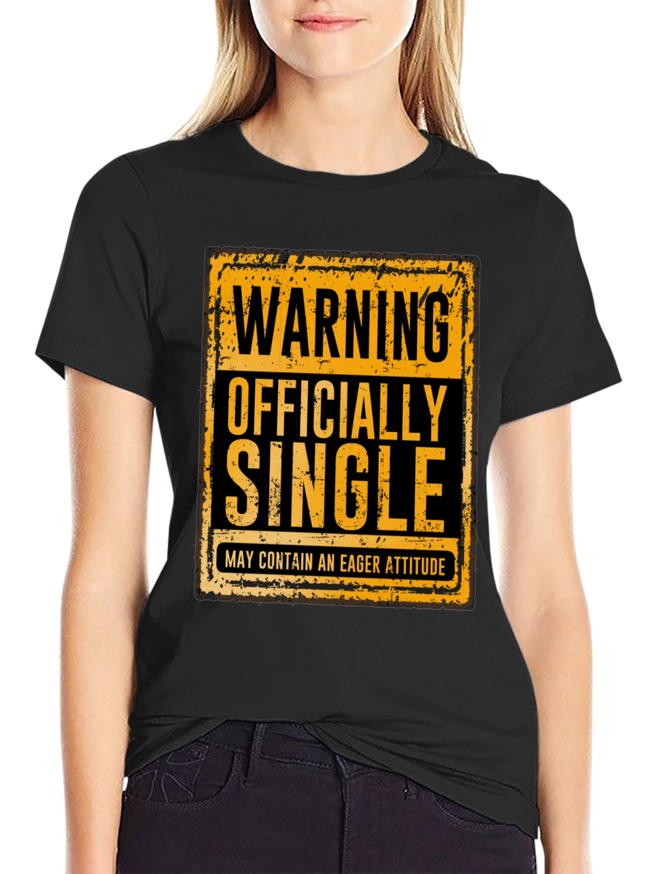 Warning Officially Single T-Shirt