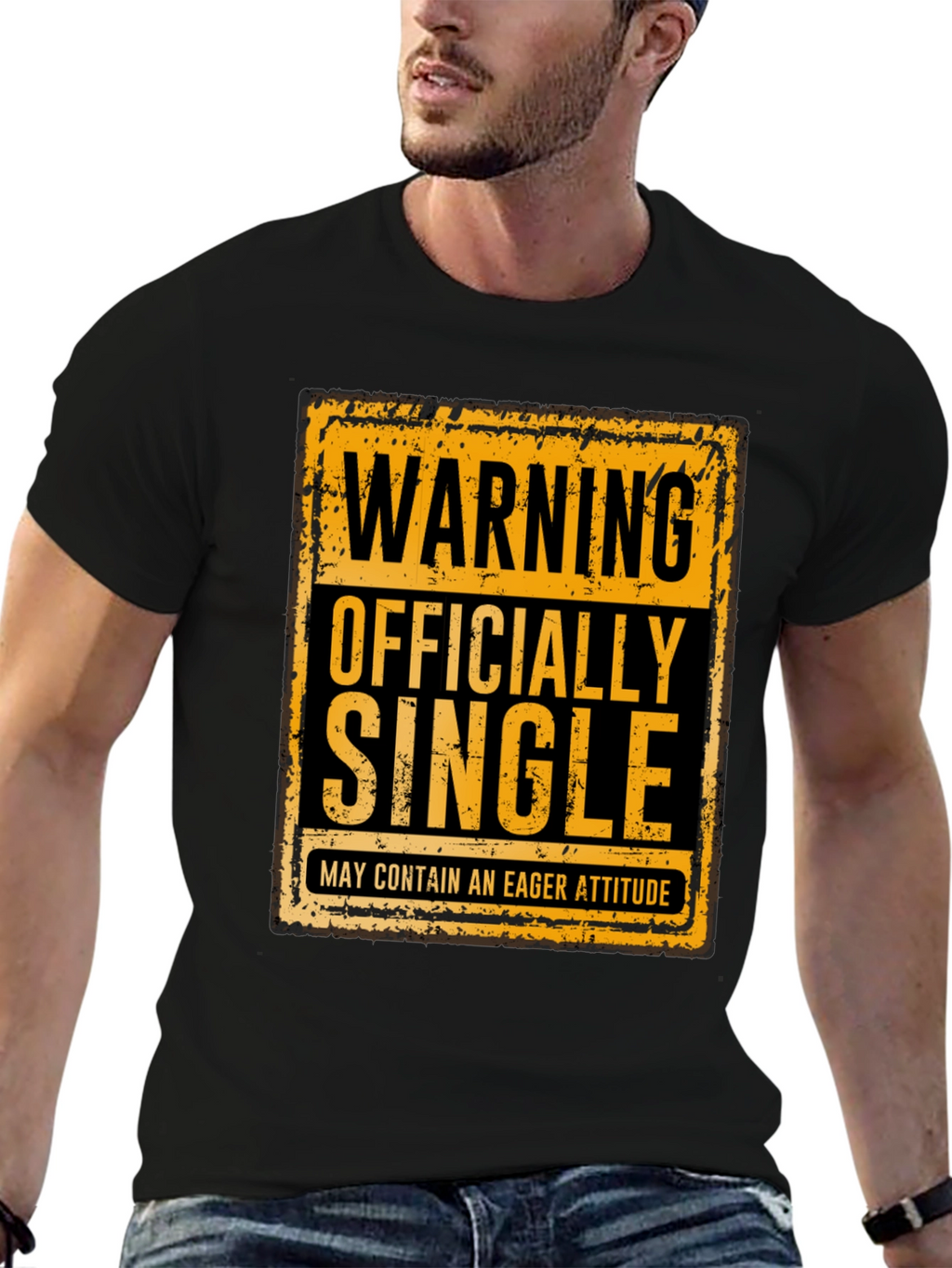 Warning Officially Single T-Shirt