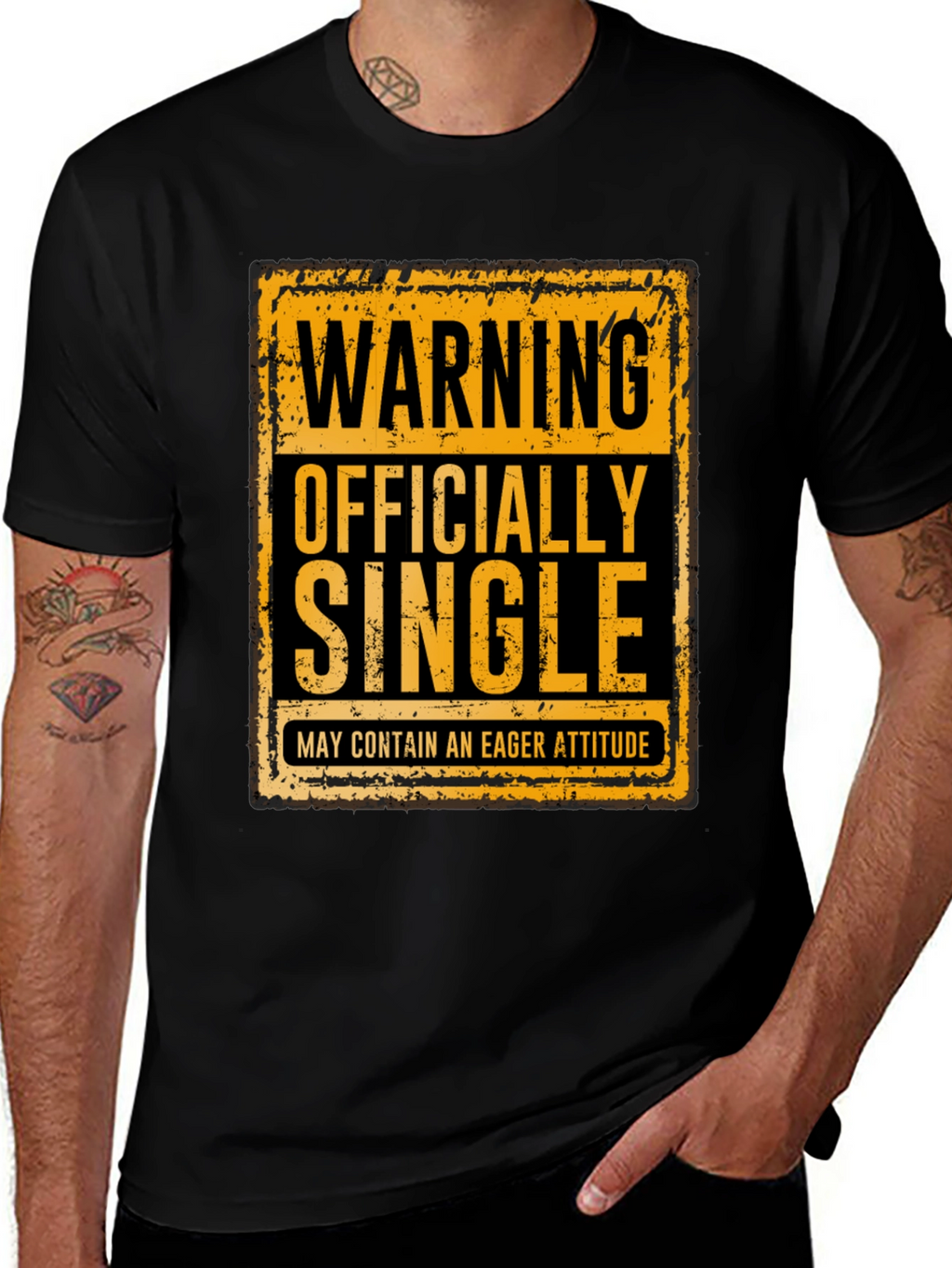 Warning Officially Single T-Shirt