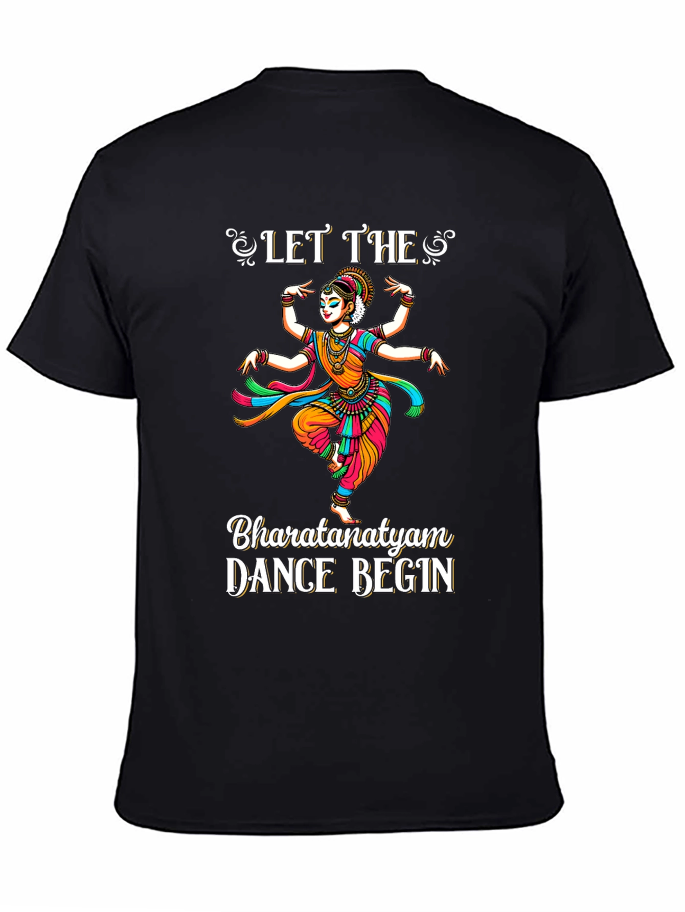 Bharatanatyam Dance Graphic T-Shirt