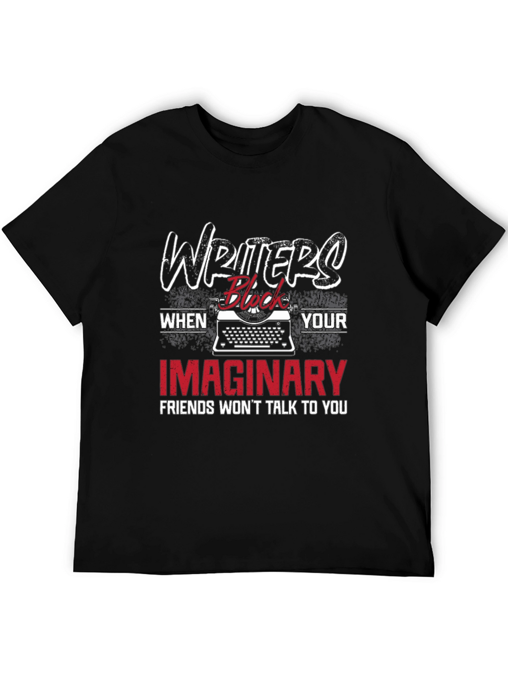 Writers Block Tee - Imaginary Friends
