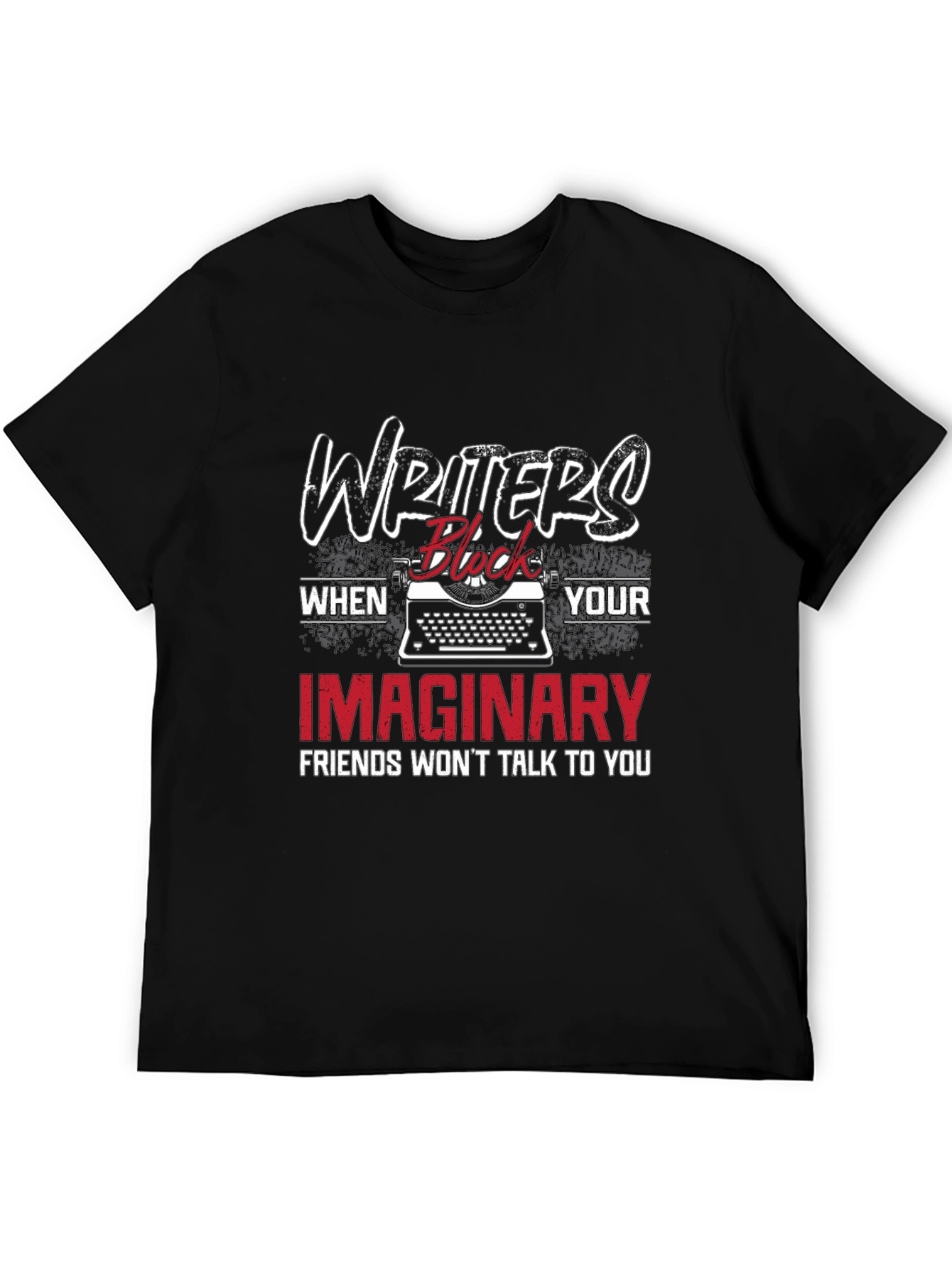 Writers Block Tee - Imaginary Friends