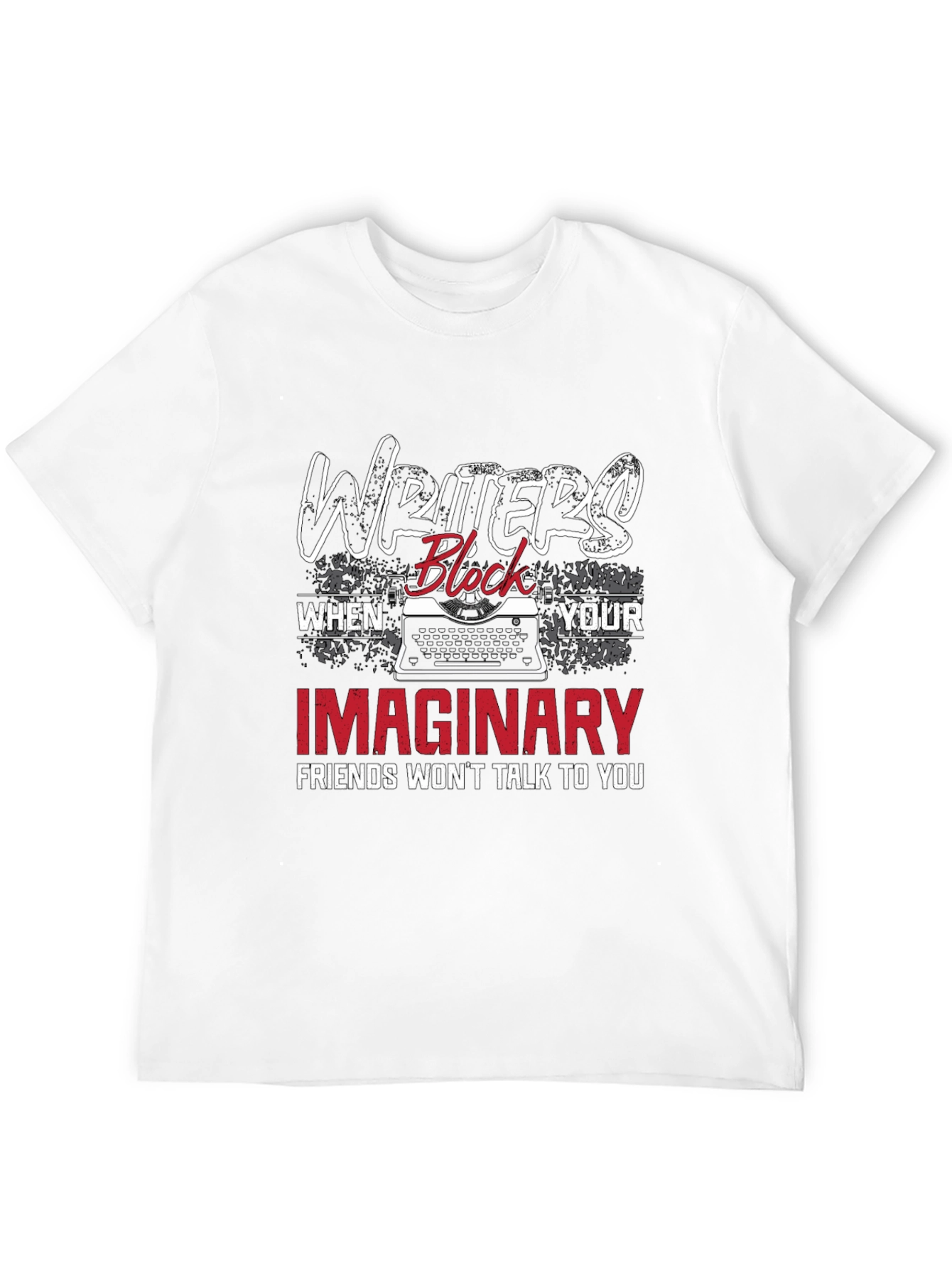 Writers Block Tee - Imaginary Friends