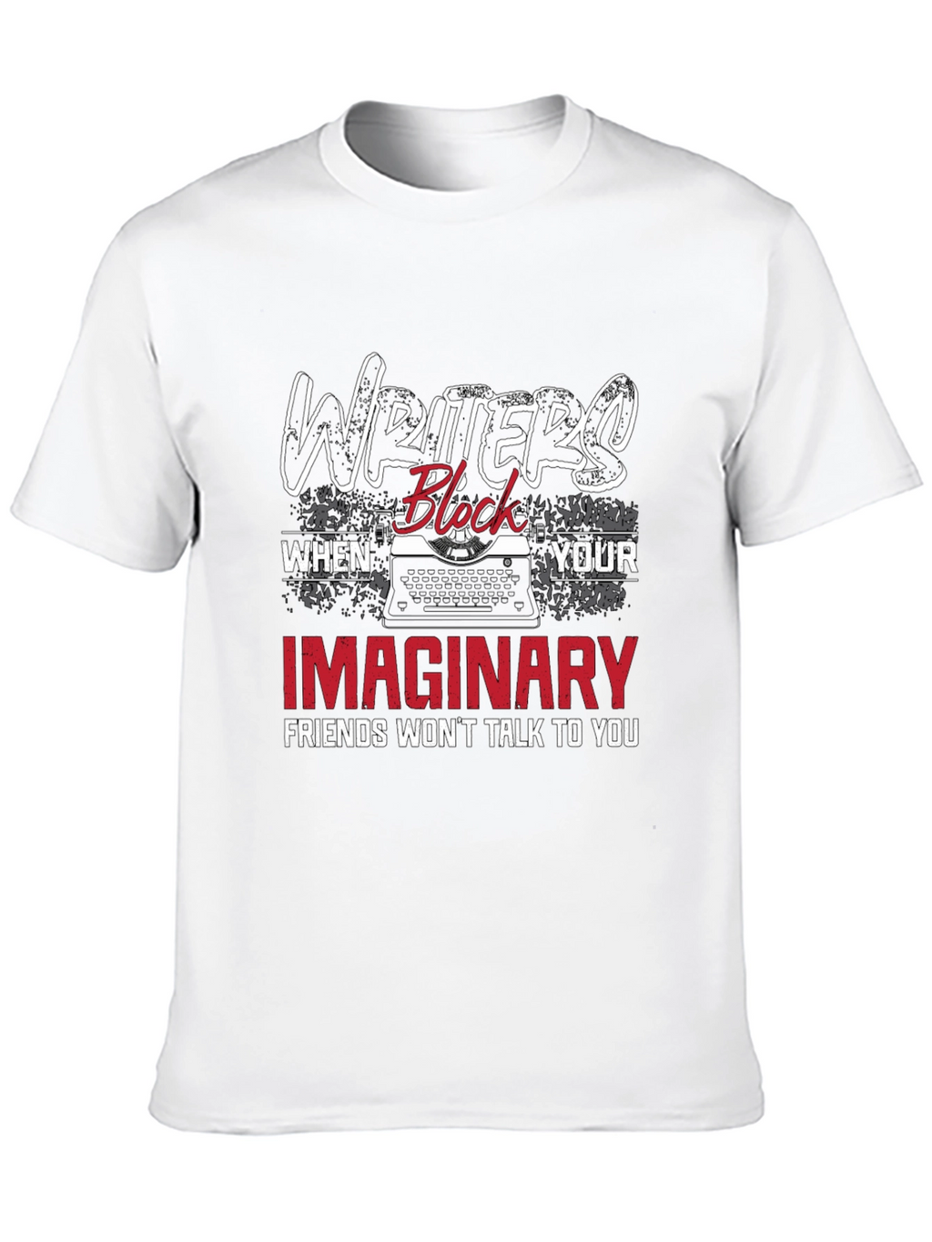 Writers Block Tee - Imaginary Friends