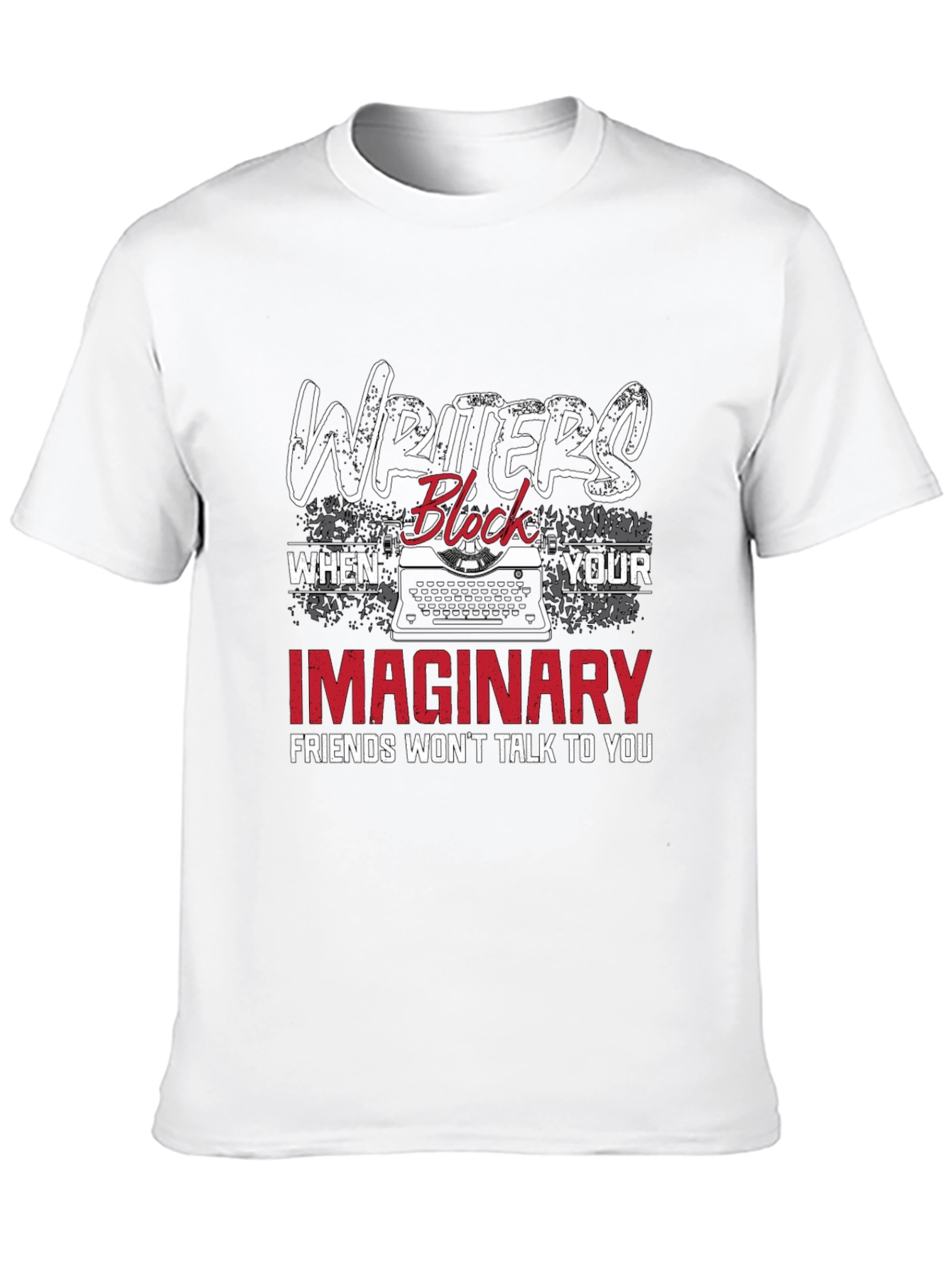 Writers Block Tee - Imaginary Friends