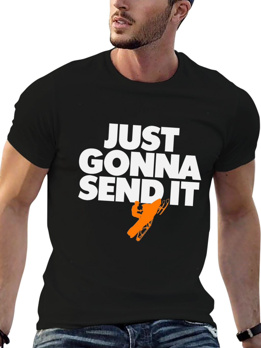 Just Gonna Send It T-Shirt - Snowmobile Graphic Tee