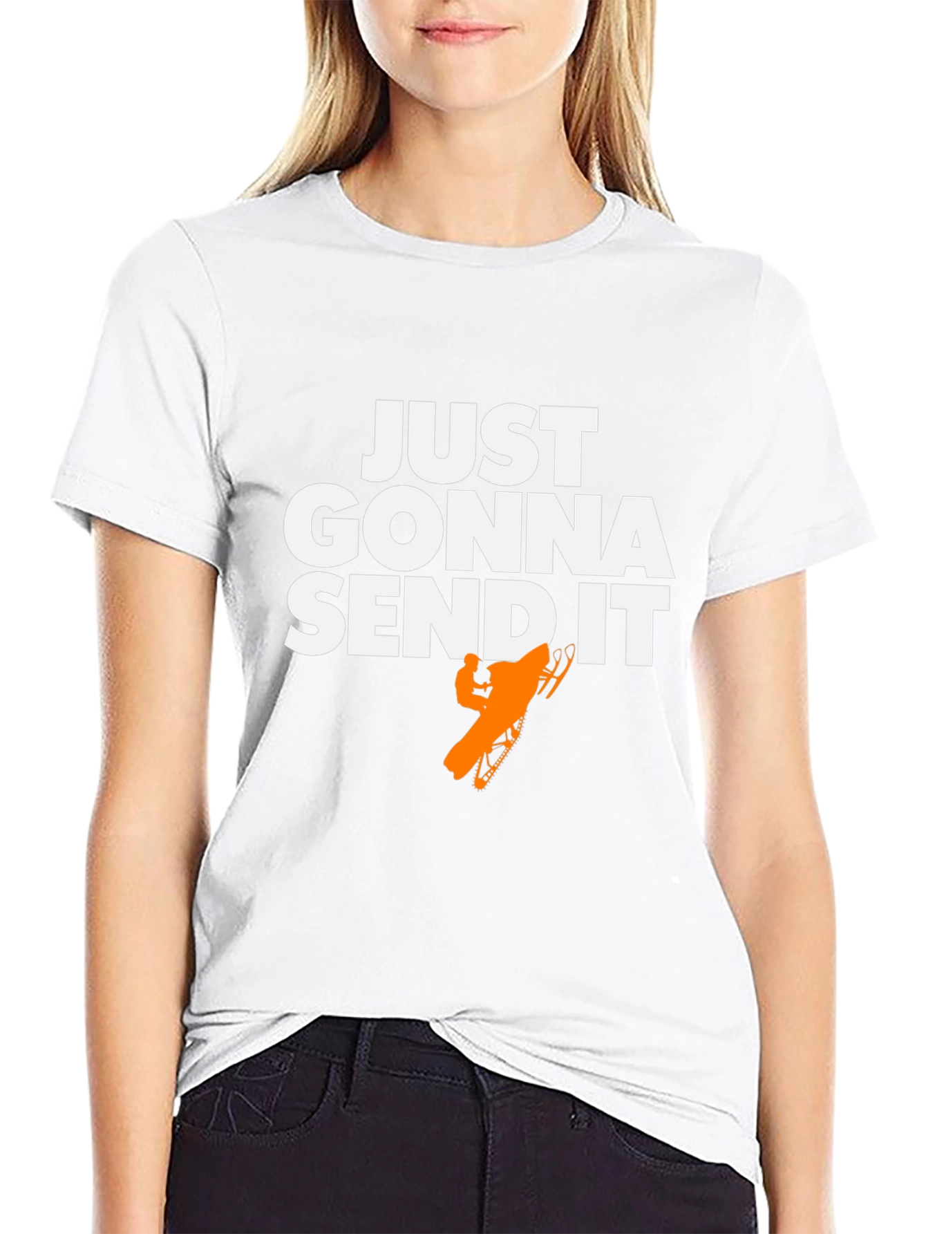 Just Gonna Send It T-Shirt - Snowmobile Graphic Tee