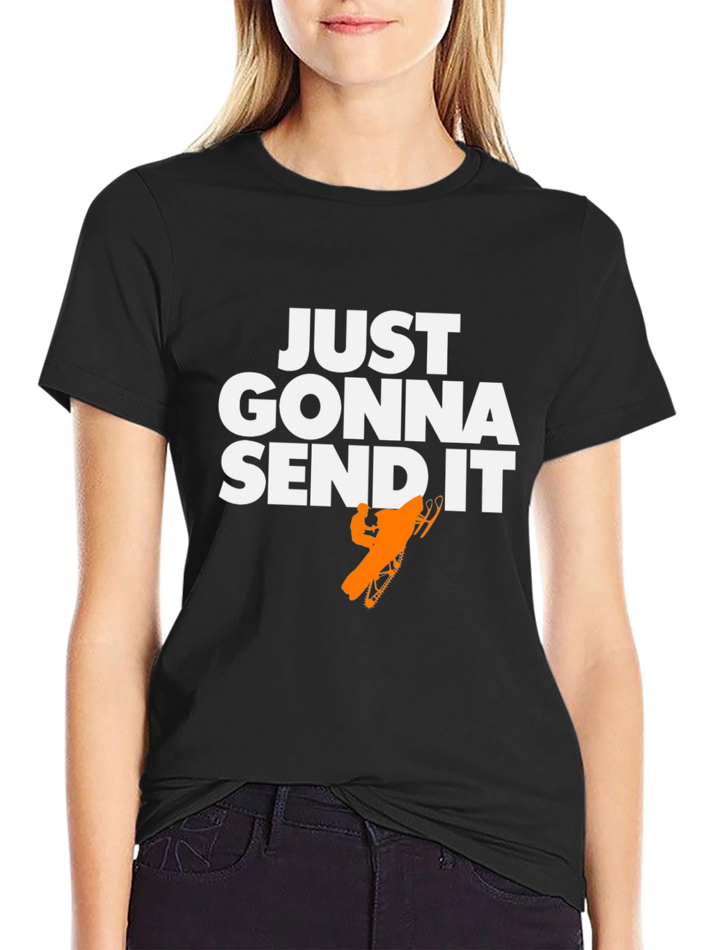 Just Gonna Send It T-Shirt - Snowmobile Graphic Tee