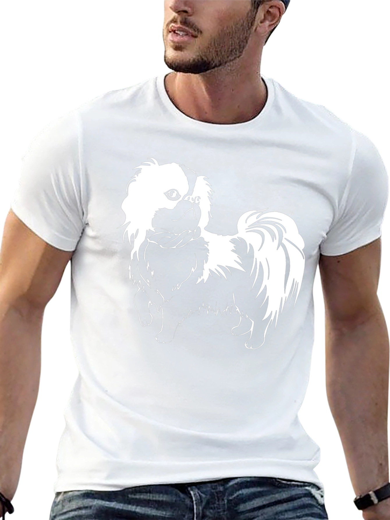 Dog Breed Graphic Black T-Shirt