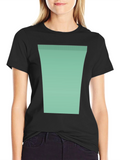 Minimalist Mint Green Graphic Tee