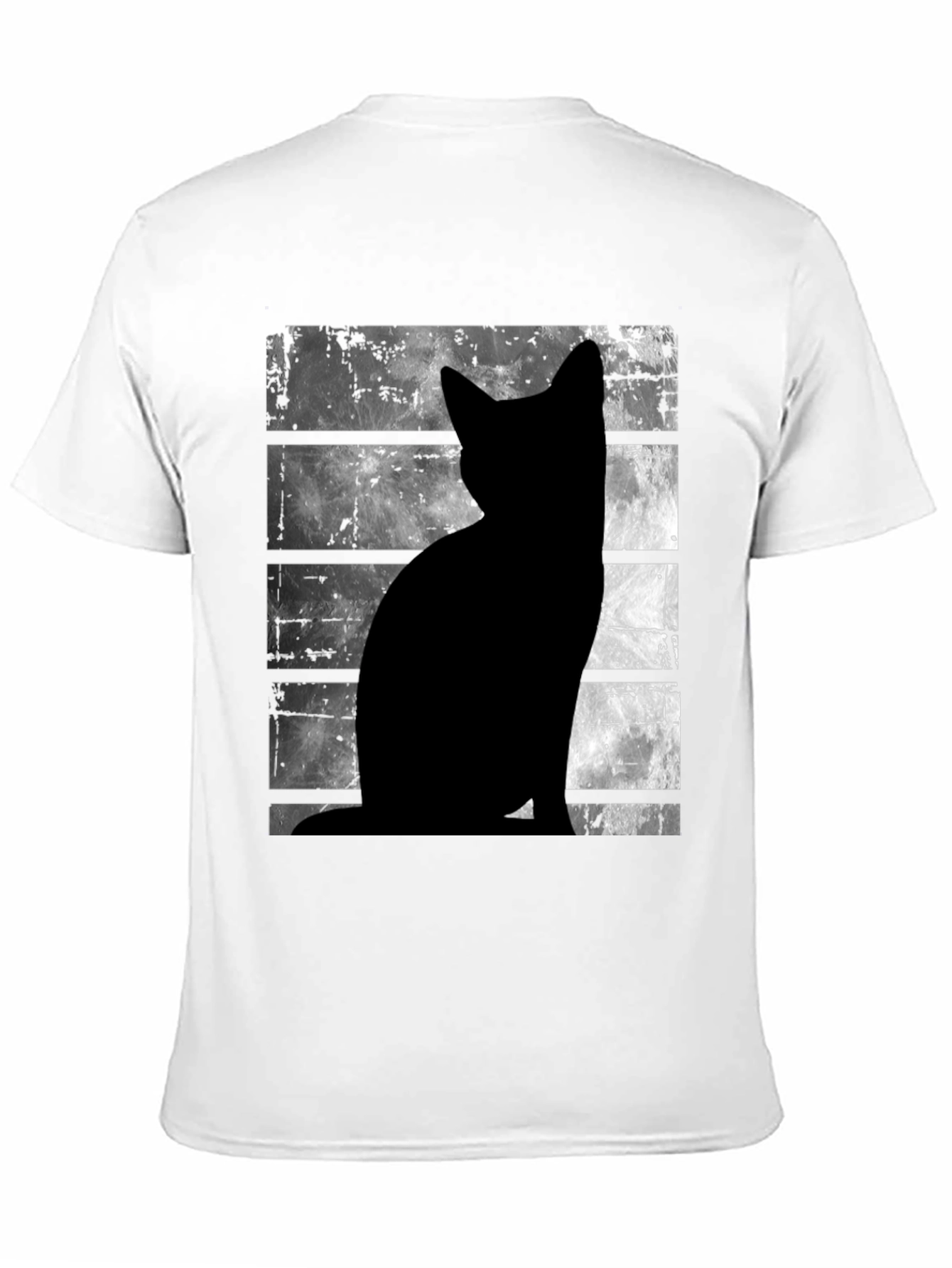 Black Cat Silhouette Moon T-Shirt
