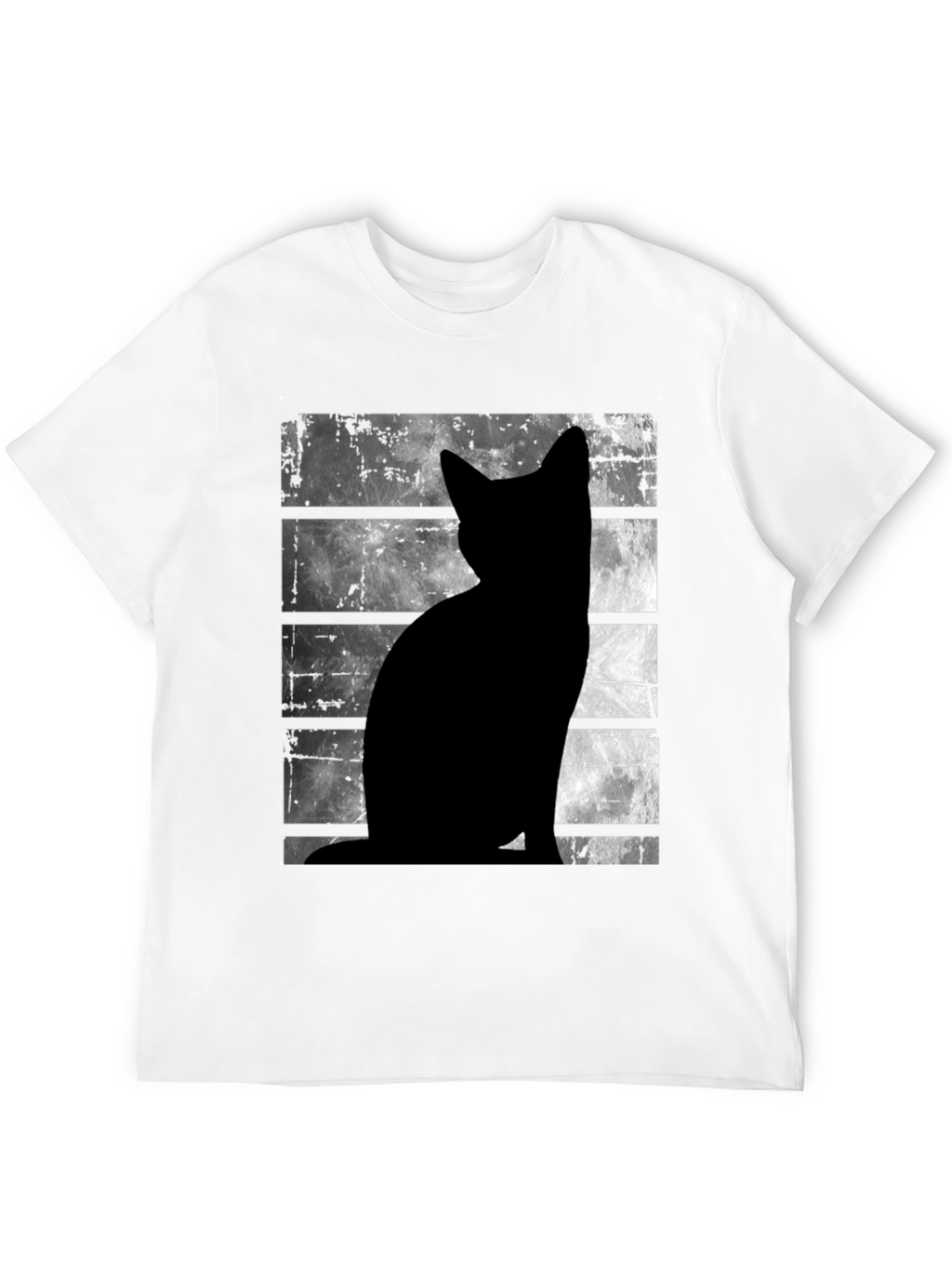 Black Cat Silhouette Moon T-Shirt