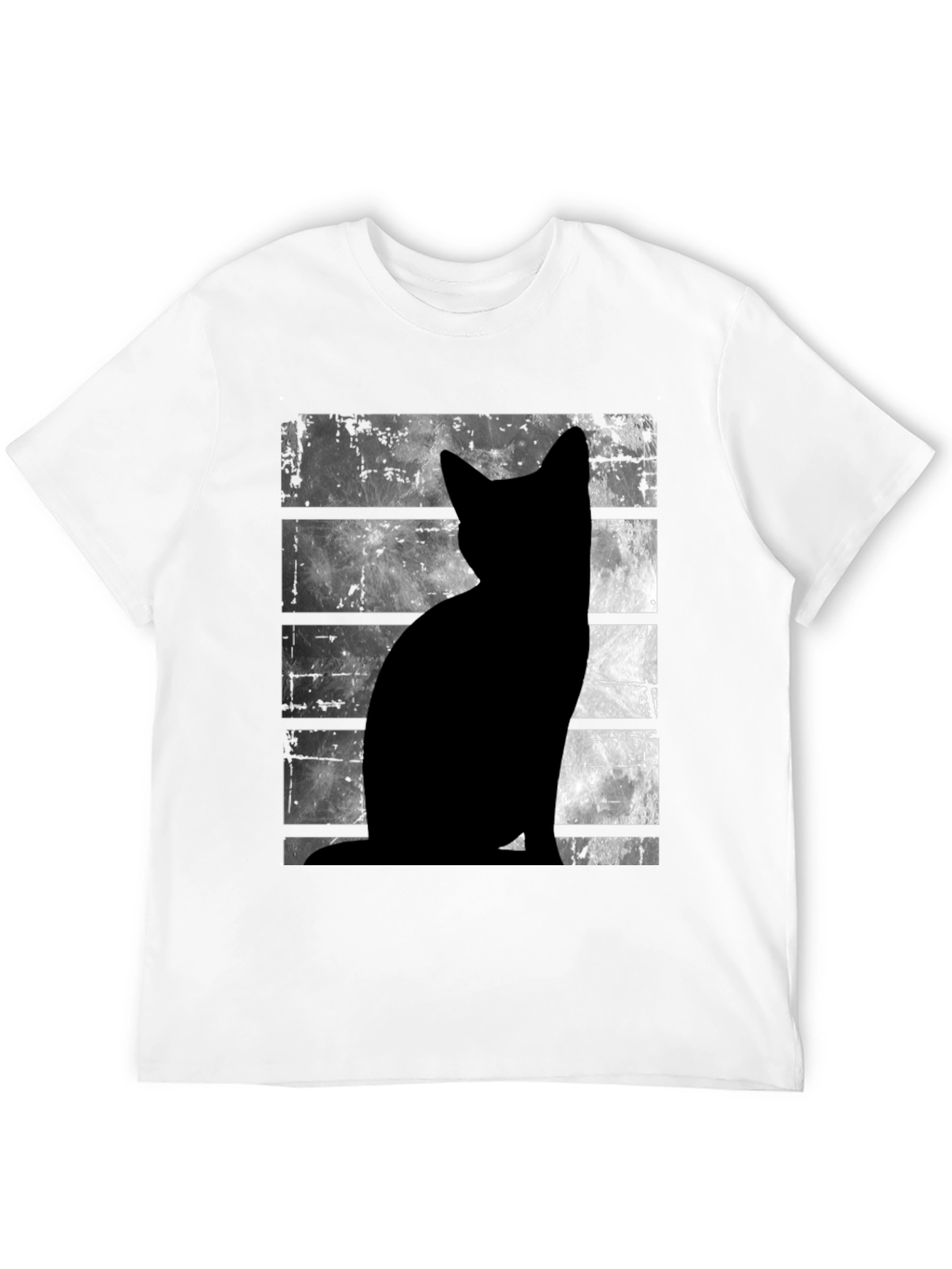 Black Cat Silhouette Moon T-Shirt