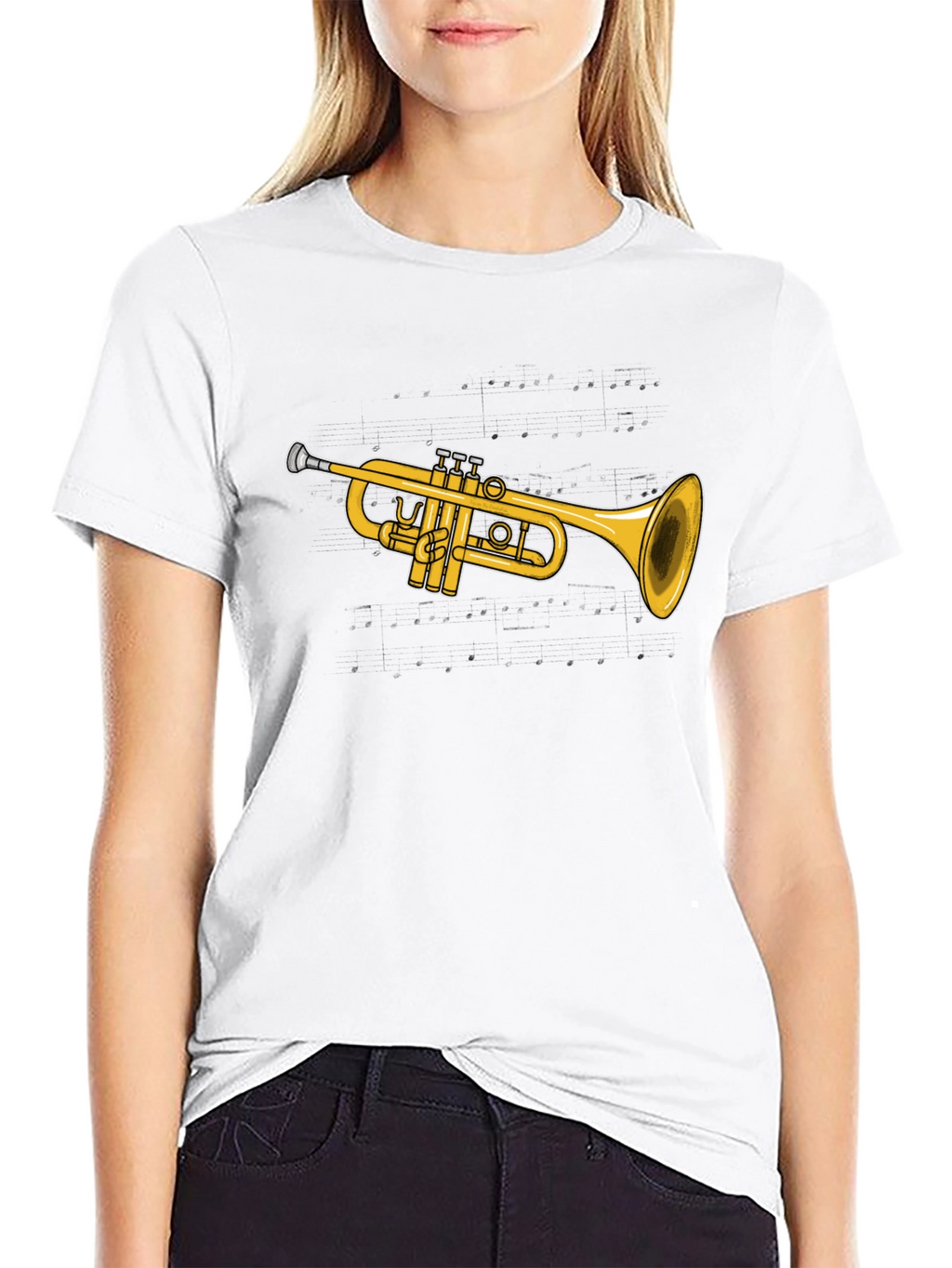 Trumpet Graphic T-Shirt