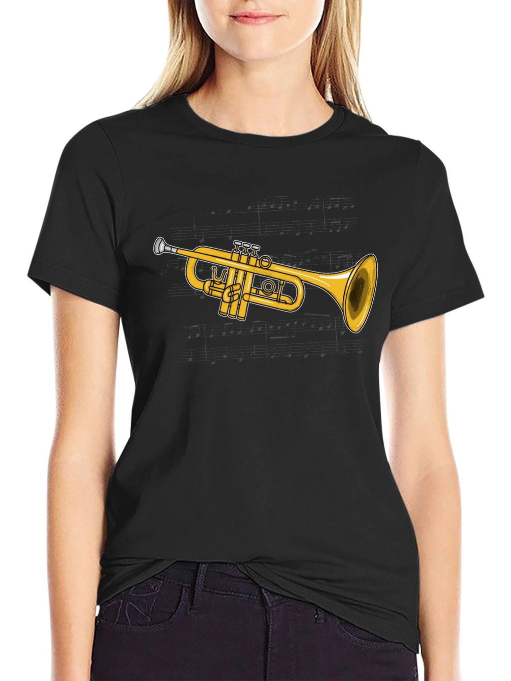 Trumpet Graphic T-Shirt