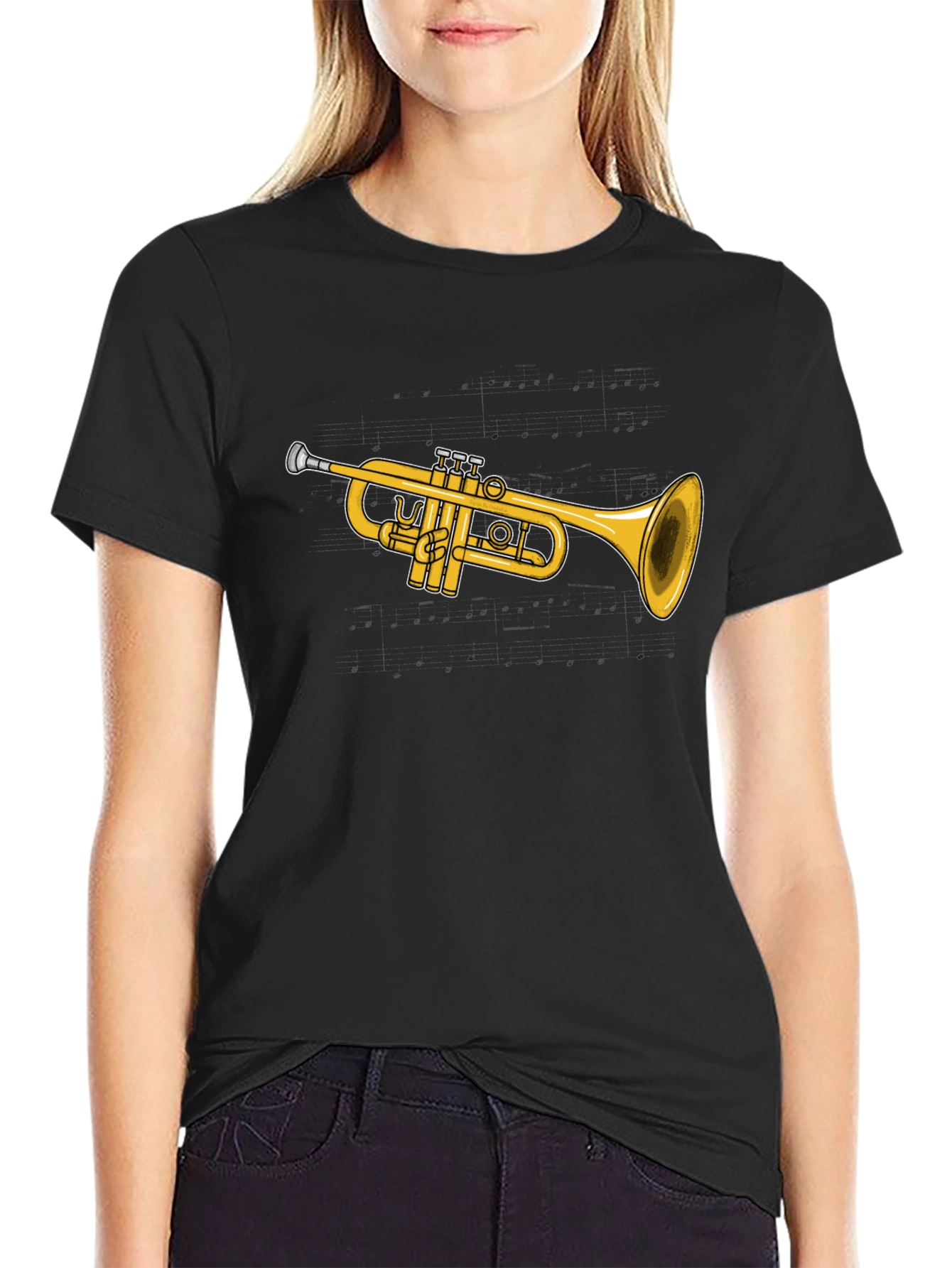 Trumpet Graphic T-Shirt