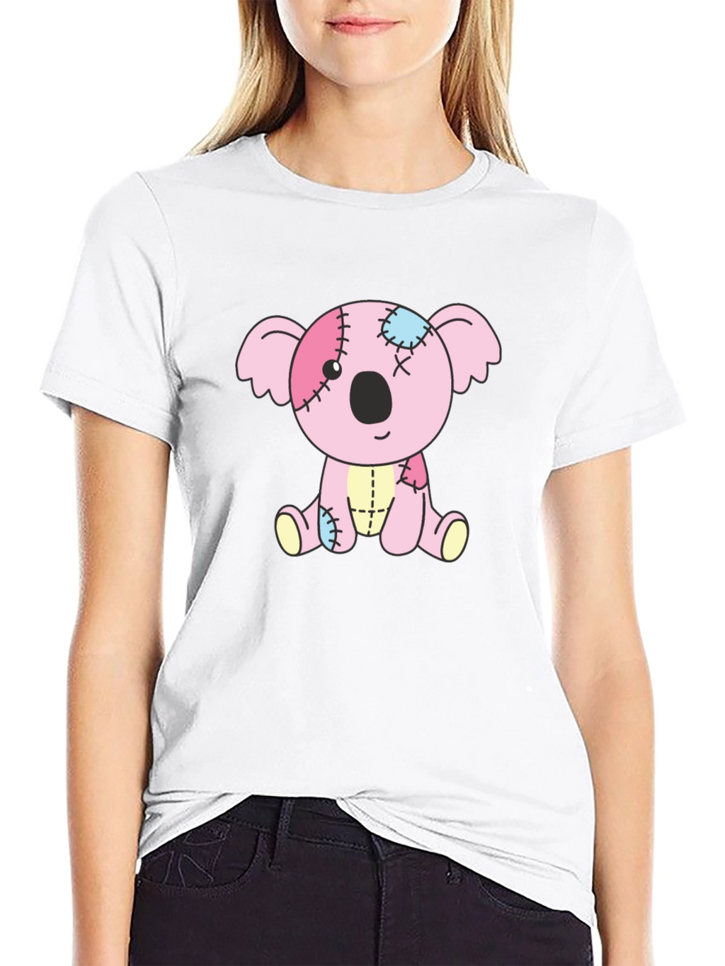 Koala Patchwork Graphic Tee - Unisex