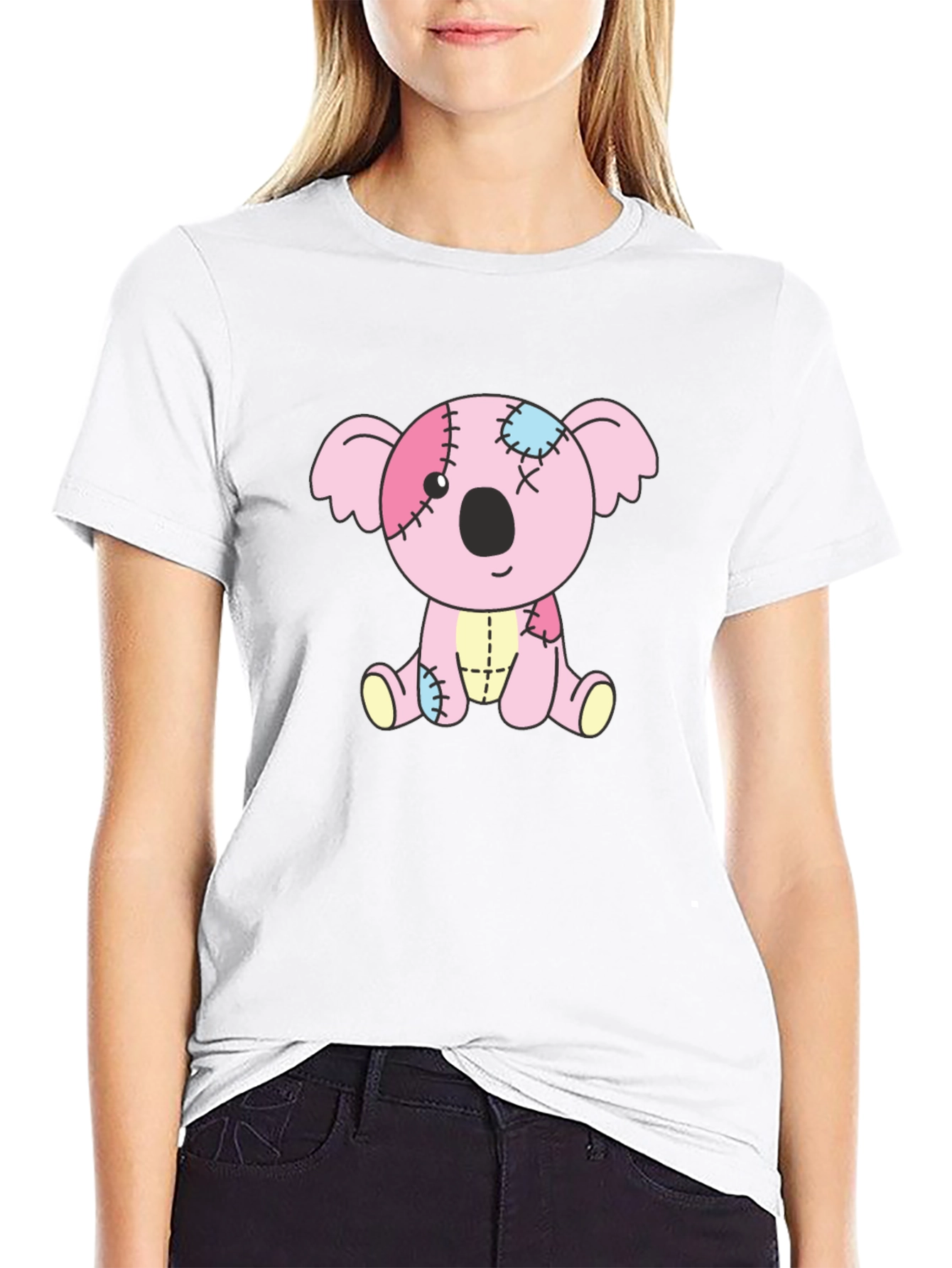 Koala Patchwork Graphic Tee - Unisex