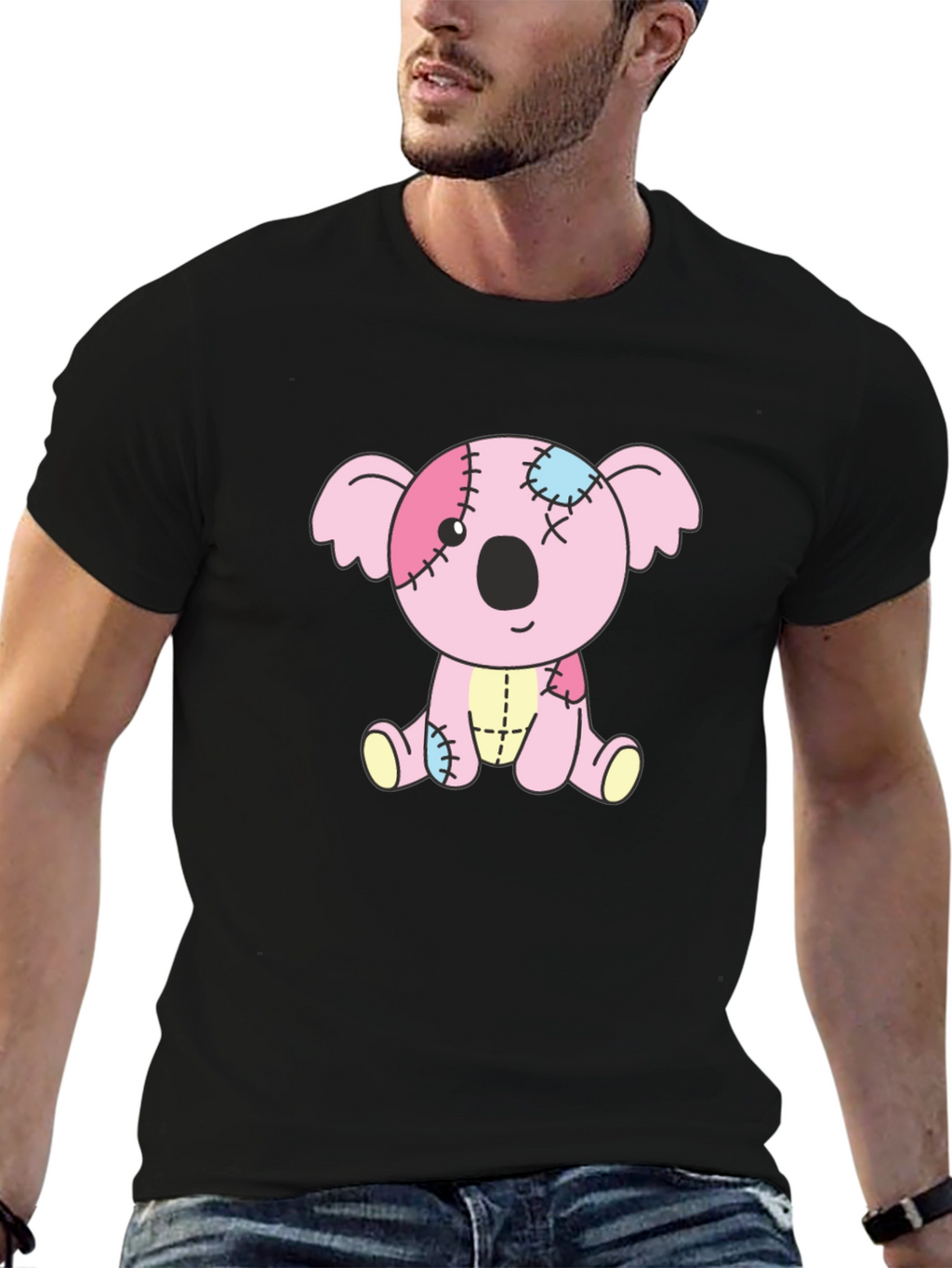Koala Patchwork Graphic Tee - Unisex