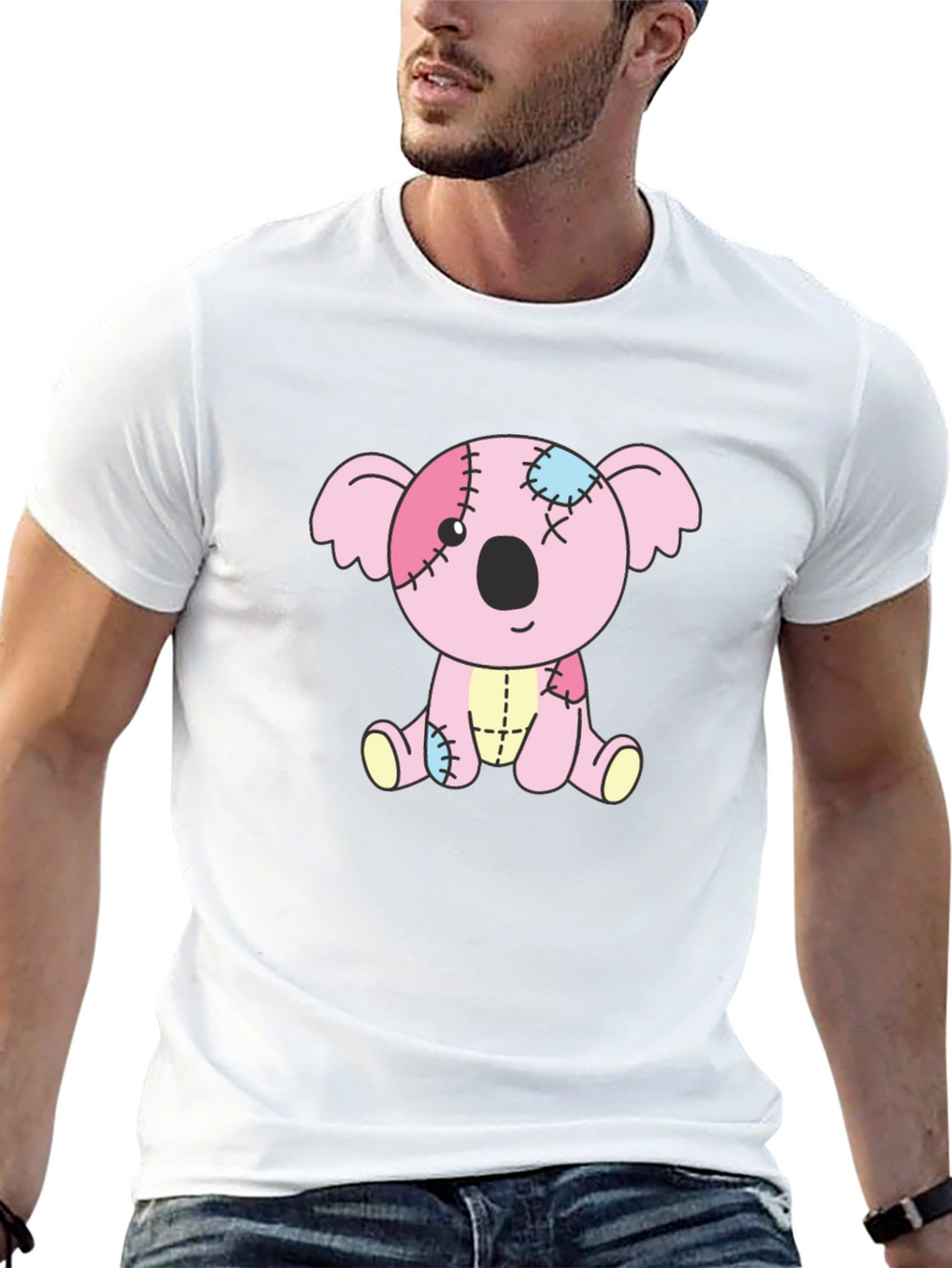 Koala Patchwork Graphic Tee - Unisex