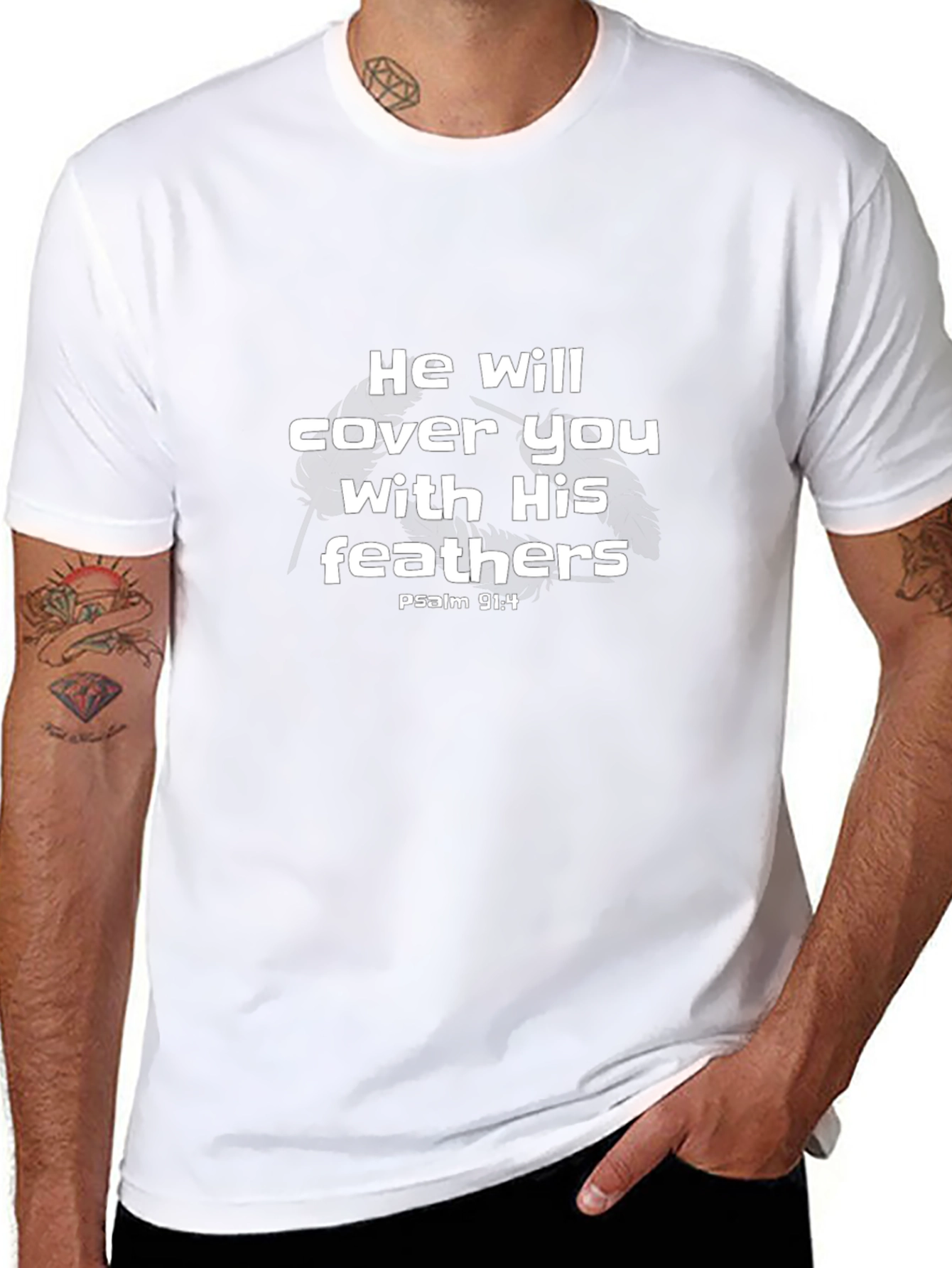 He Will Cover You With His Feathers T-Shirt