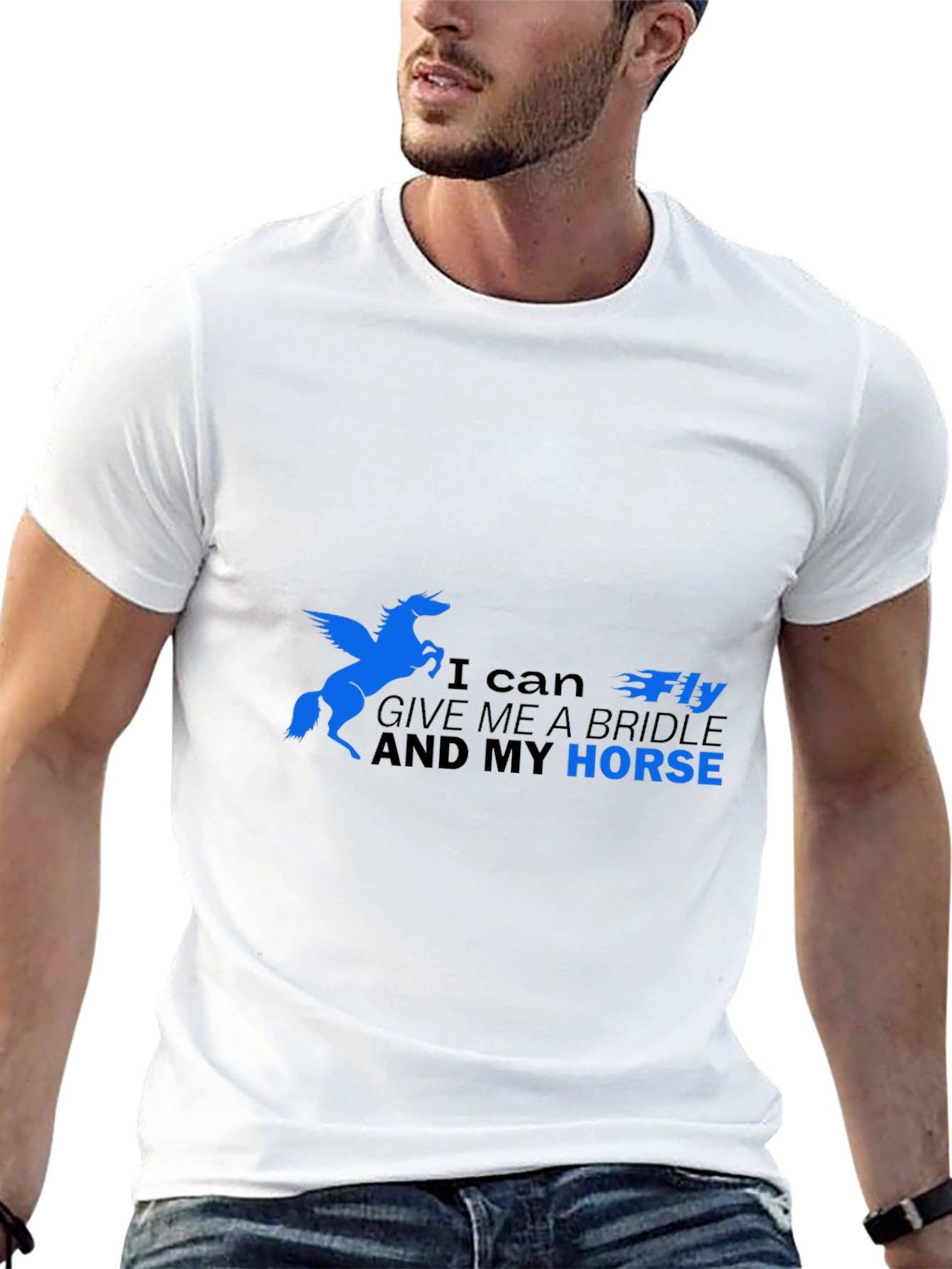 I Can Fly Horse Graphic T-Shirt