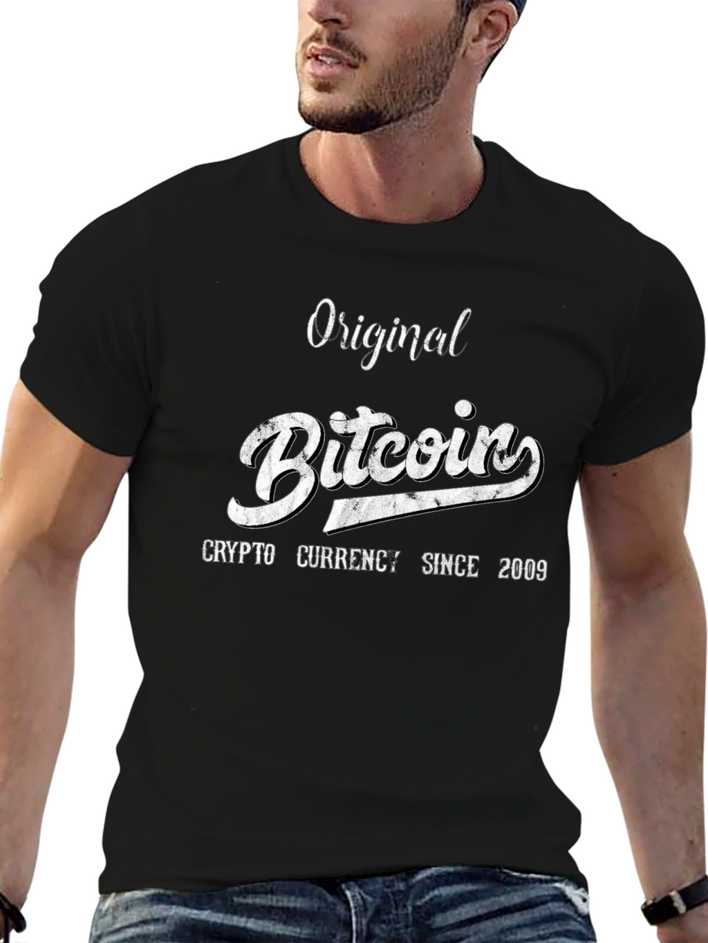 Original Bitcoin Crypto Currency T-Shirt