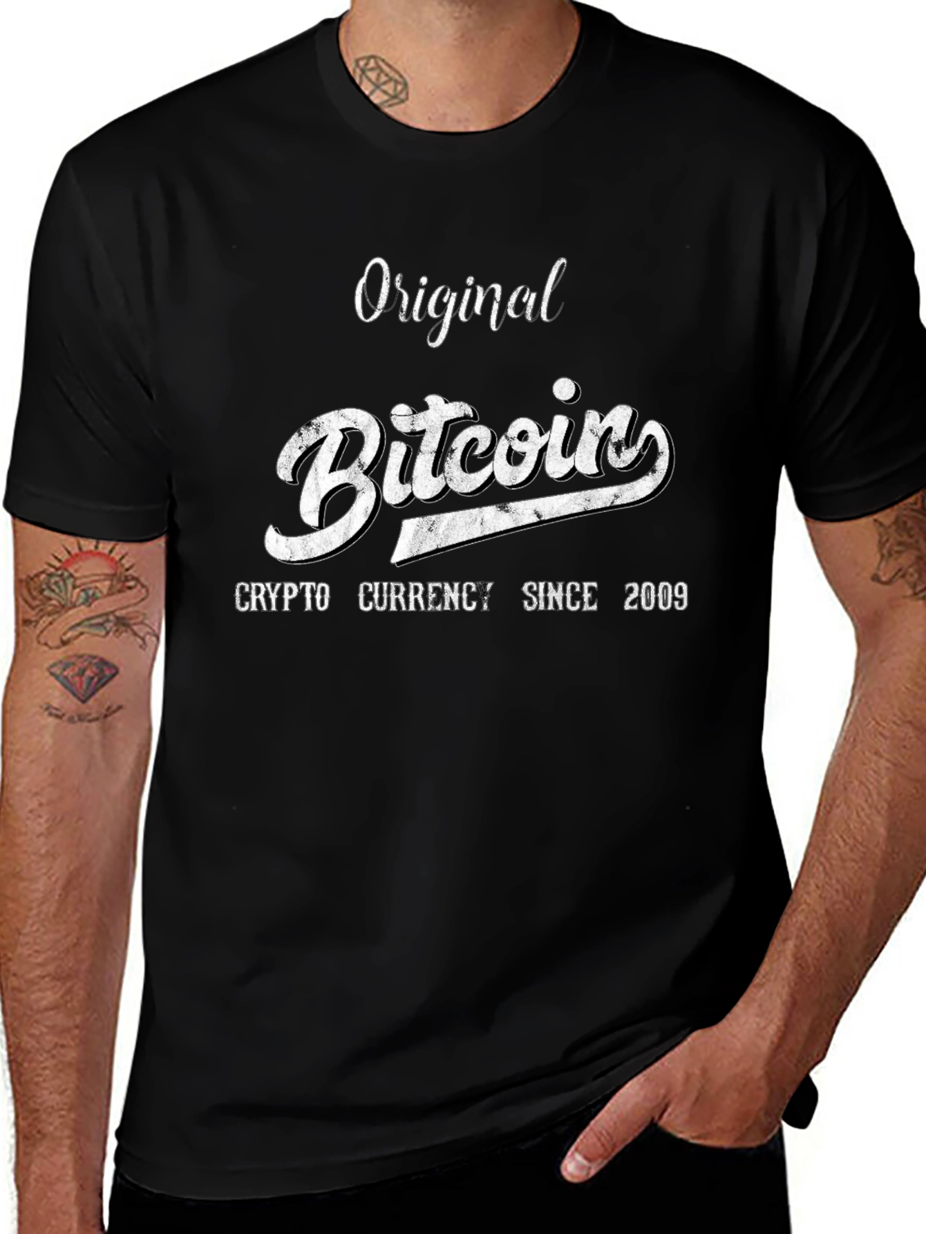 Original Bitcoin Crypto Currency T-Shirt