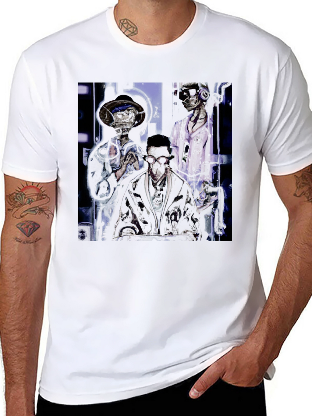 Trendy Graphic Print Crew Neck T-Shirt