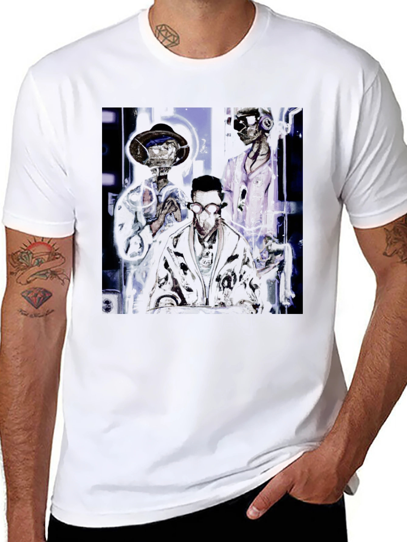 Trendy Graphic Print Crew Neck T-Shirt