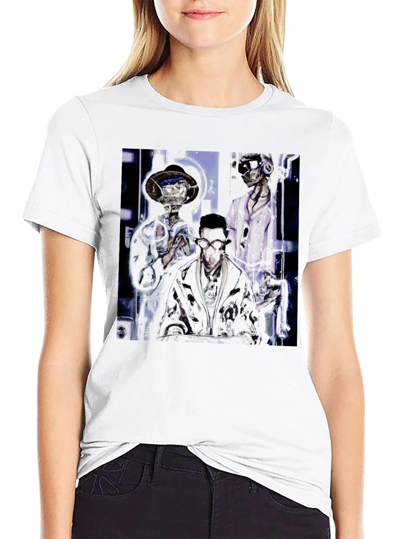 Trendy Graphic Print Crew Neck T-Shirt