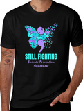 Still Fighting Suicide Awareness Graphic T-Shirt