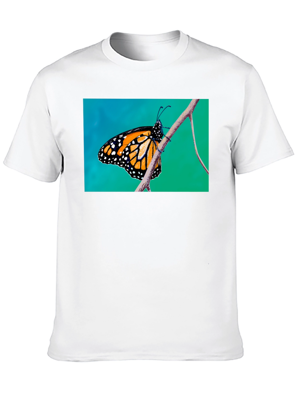 Monarch Butterfly T-Shirt - Black
