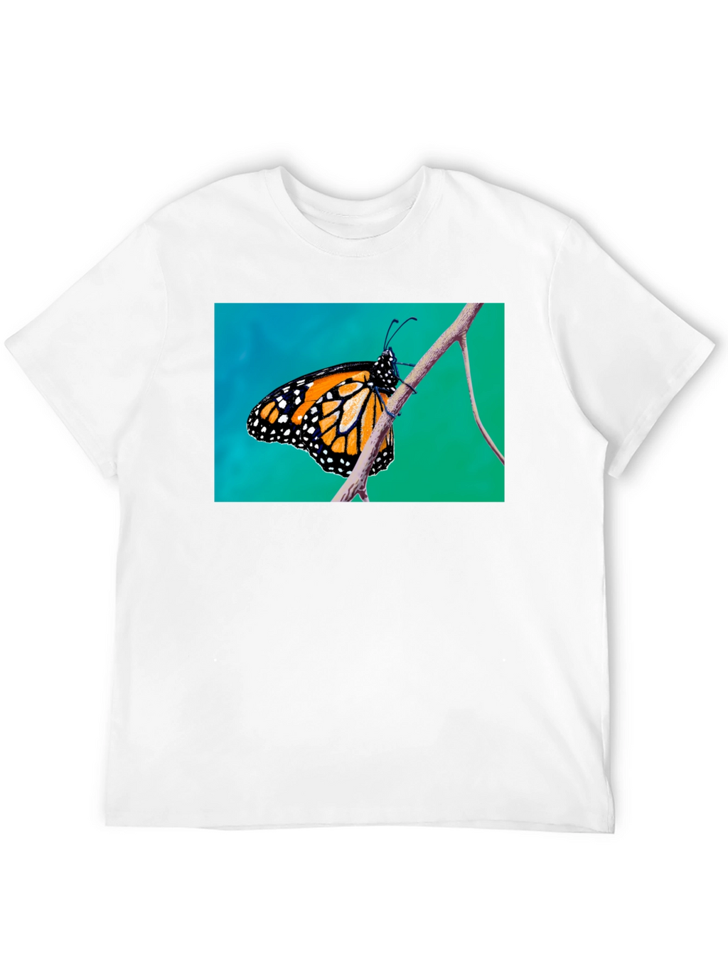 Monarch Butterfly T-Shirt - Black