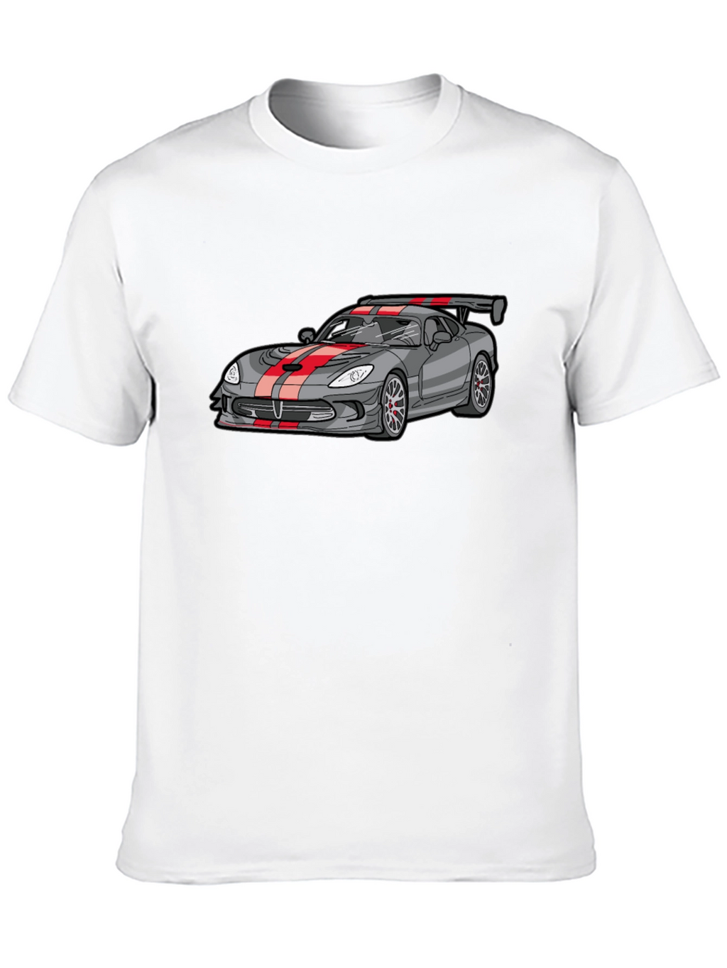 Sleek Car Graphic Tee - Black