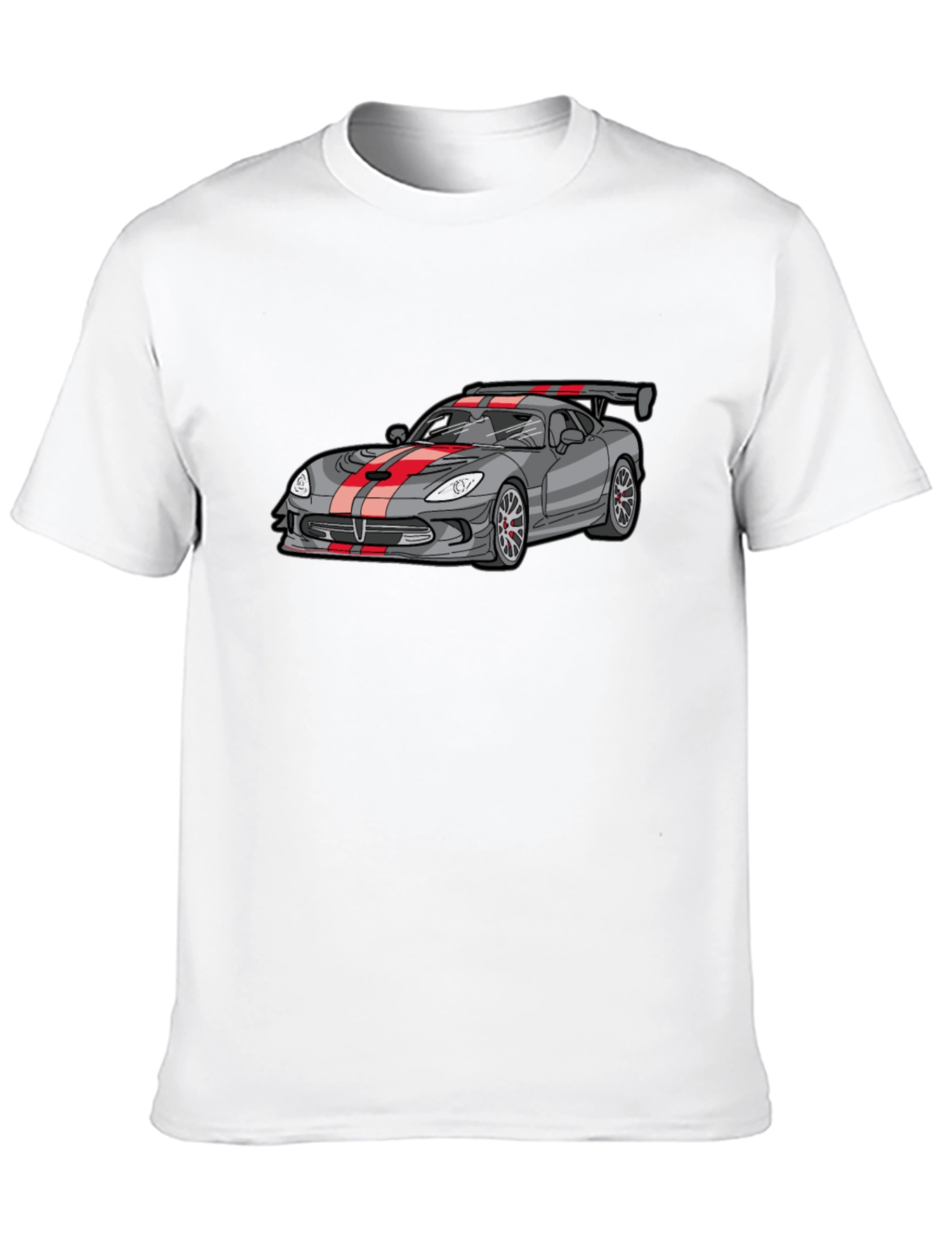Sleek Car Graphic Tee - Black