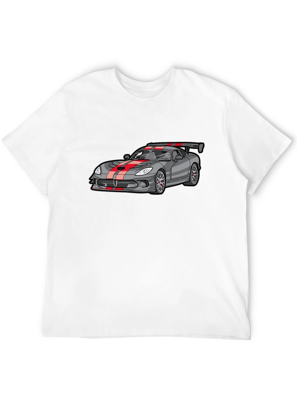 Sleek Car Graphic Tee - Black