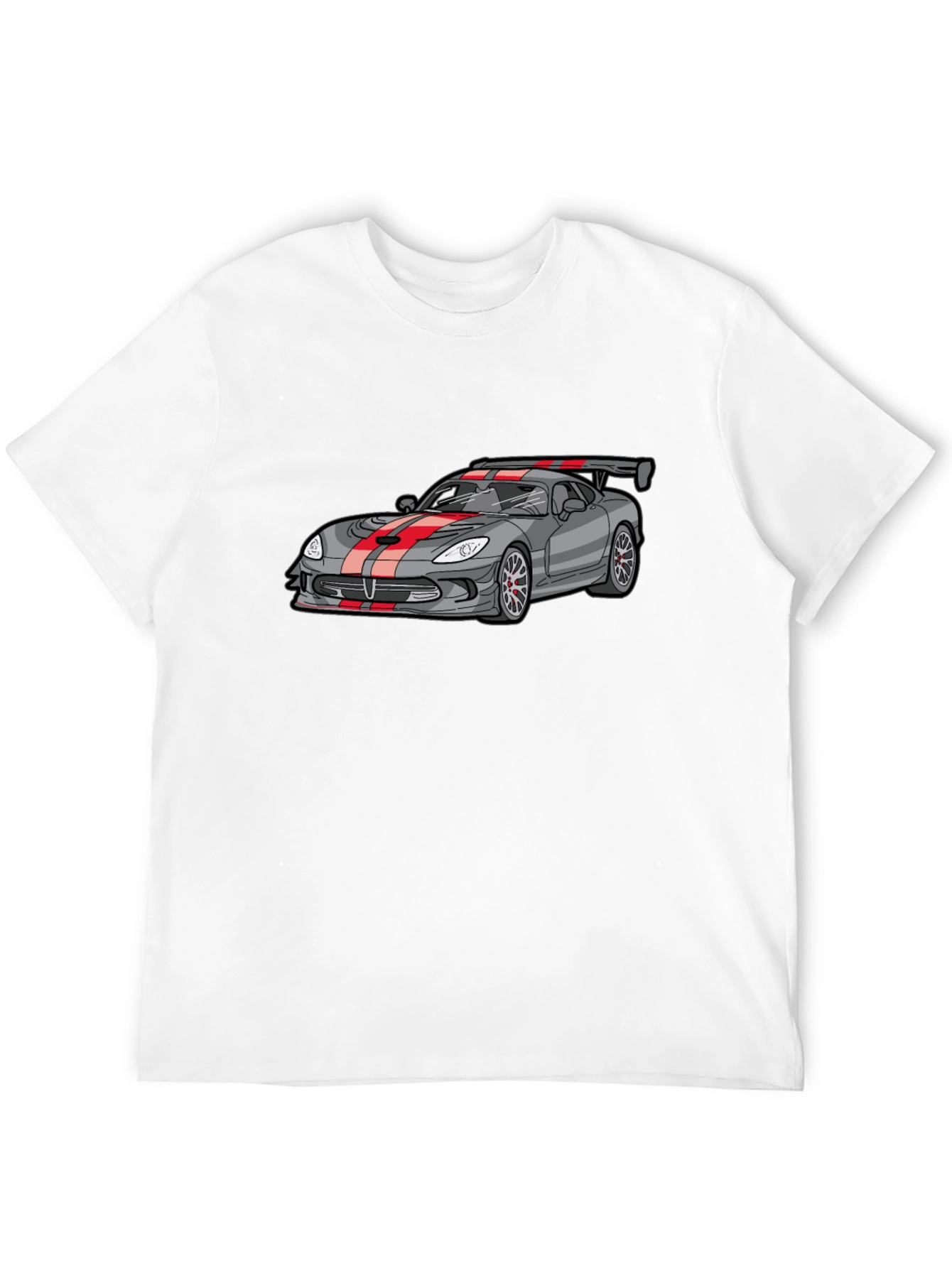 Sleek Car Graphic Tee - Black