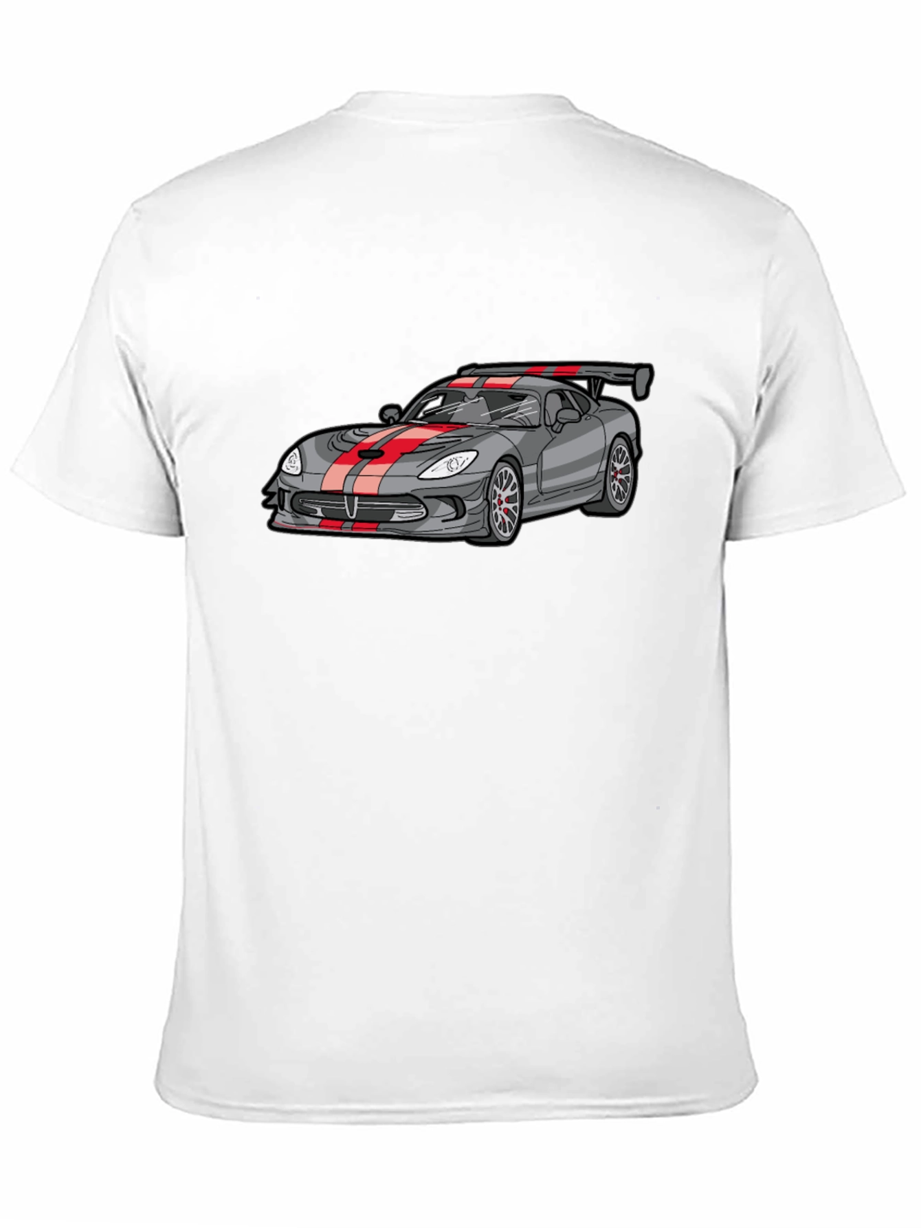 Sleek Car Graphic Tee - Black