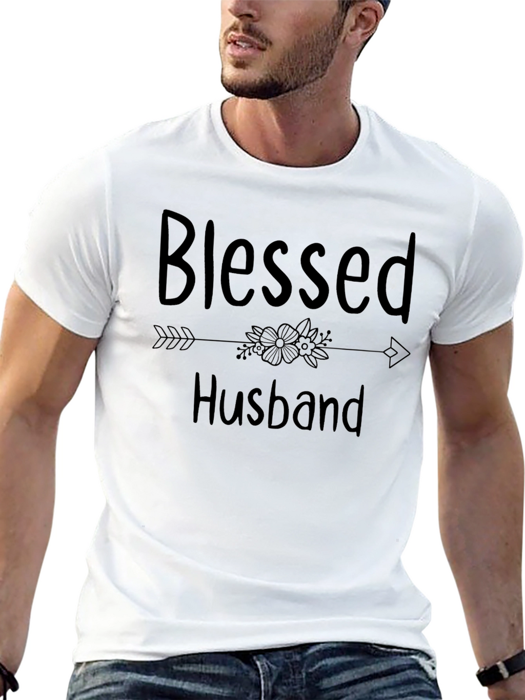 Blessed Husband T-Shirt - Stylish & Comfortable