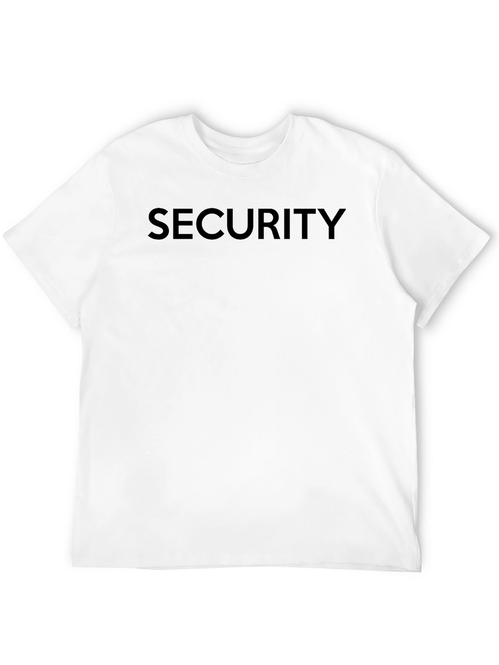 Security Black Crew Neck T-Shirt