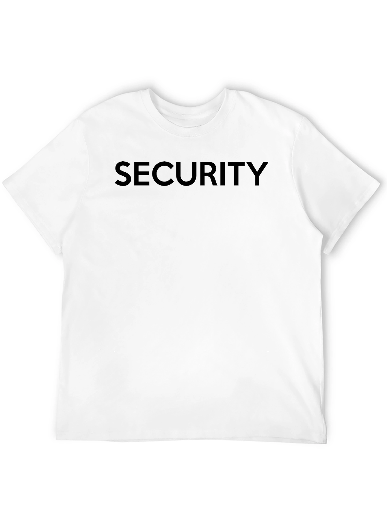 Security Black Crew Neck T-Shirt