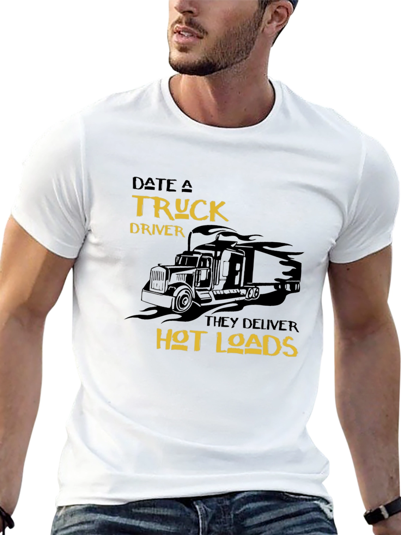 Date a Truck Driver T-Shirt - Hot Loads