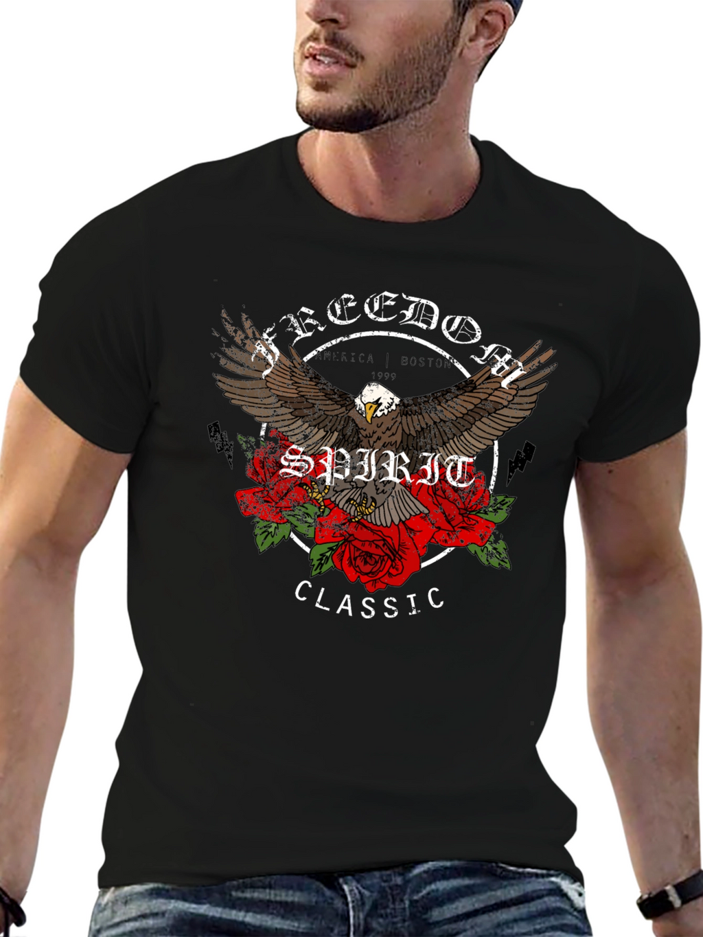 Freedom Spirit Classic Graphic T-Shirt