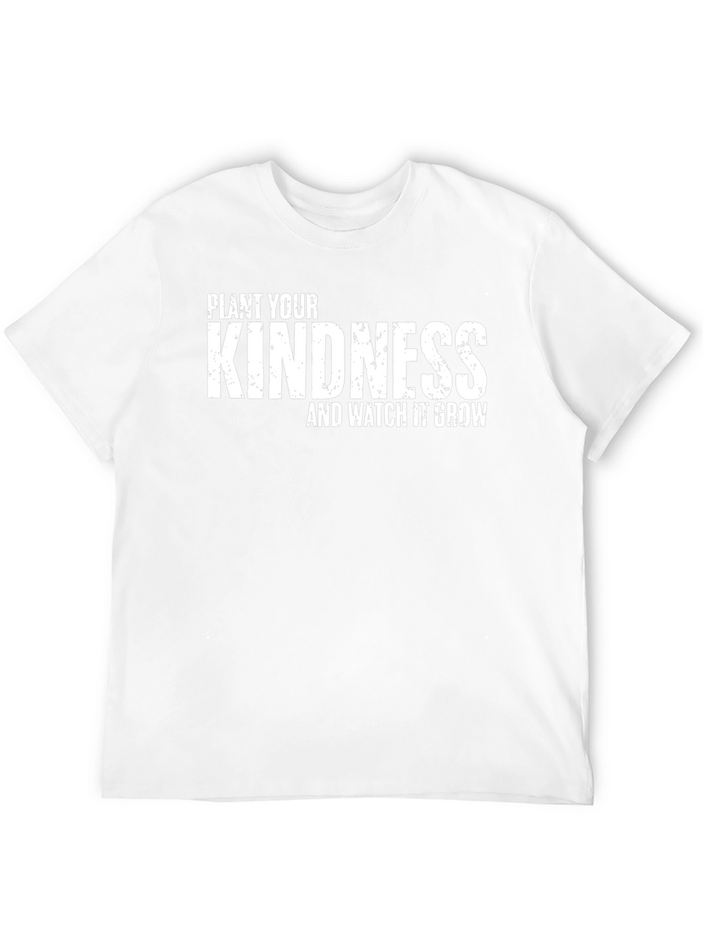 Kindness Grow T-Shirt - Black Cotton Blend