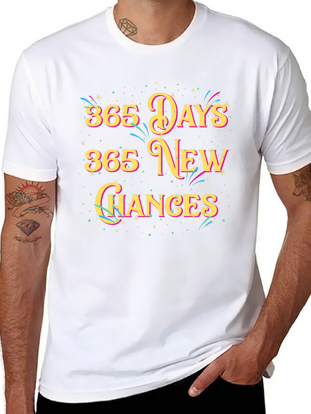 365 Days New Chances Graphic Tee