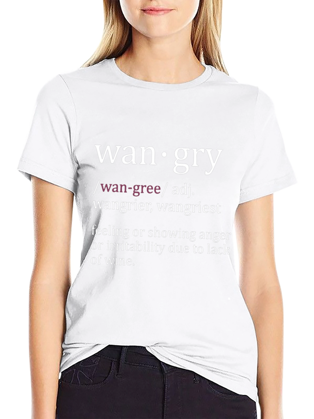 Wangry Definition T-Shirt - Funny Wine Lover Tee