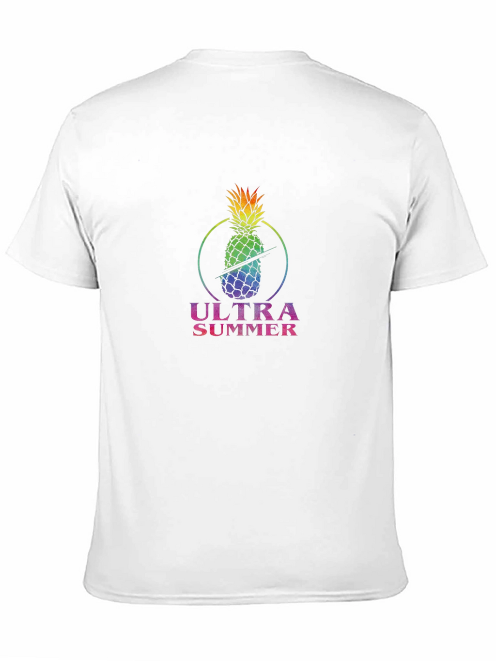 Ultra Summer Pineapple Black T-Shirt